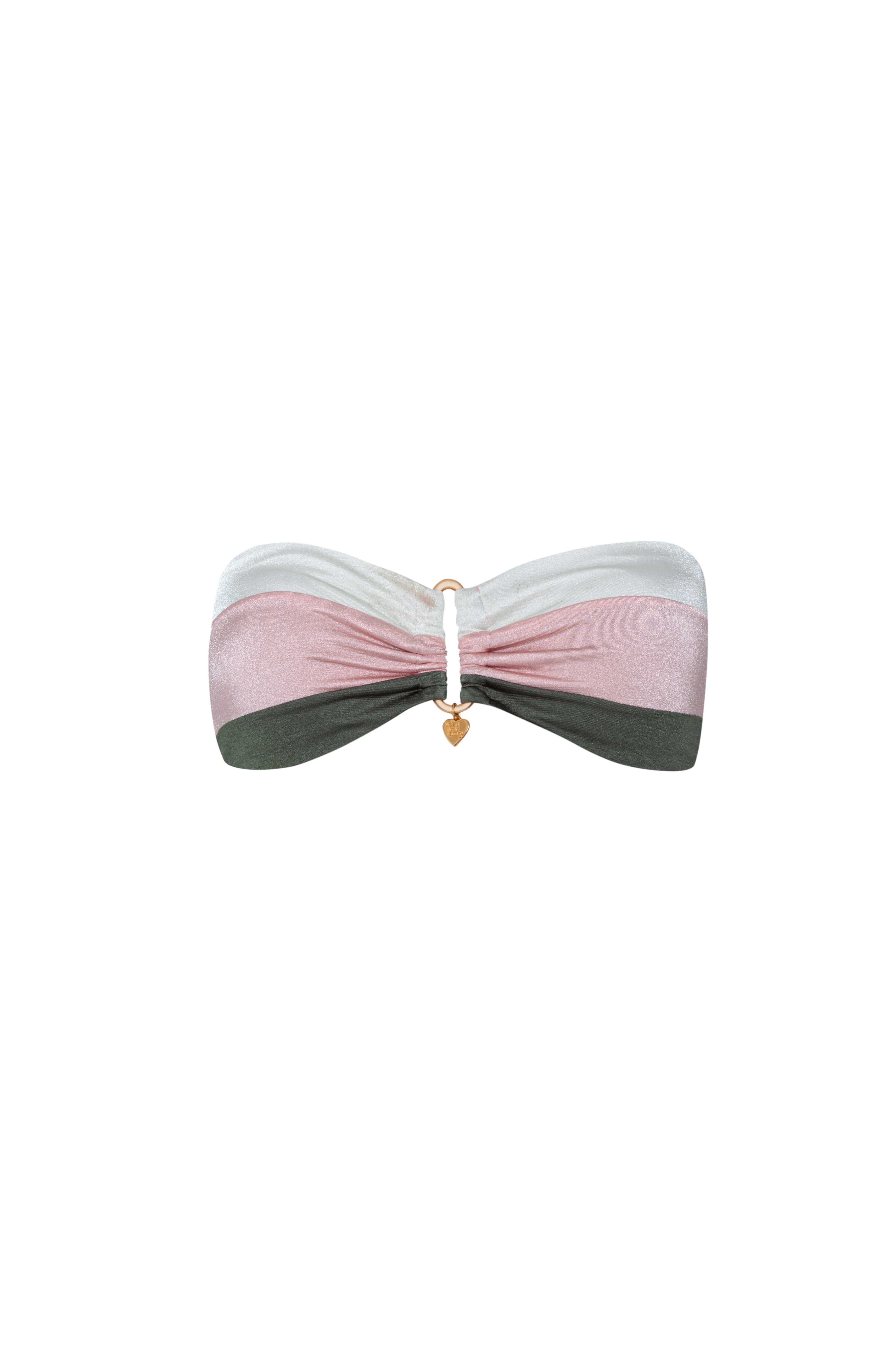 PQ Swim Olivine Bandeau Top