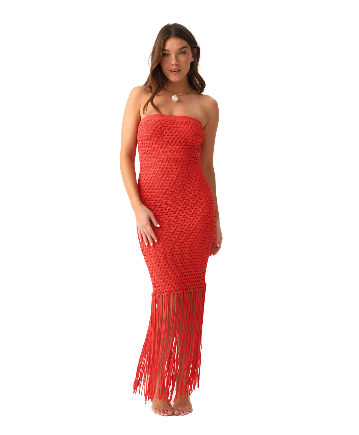 PQ Swim Passion Vanessa Bandeau Fringe Jurk