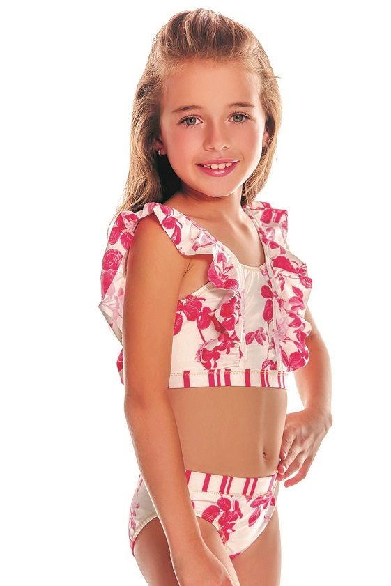 Milonga Camelia Kinder Bikini Ruches