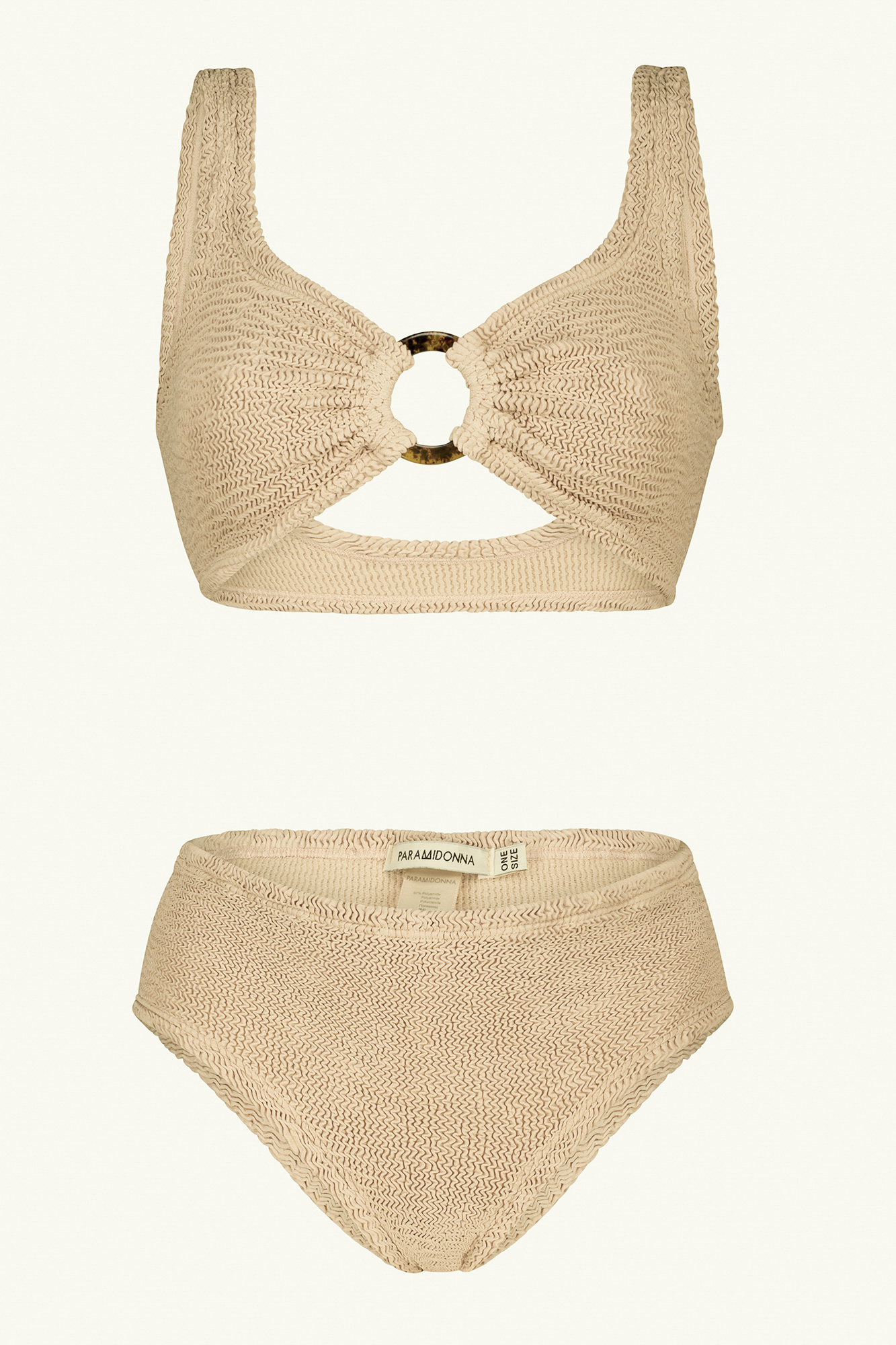 Paramidonna Irina High Waist One Size Bikini Beige