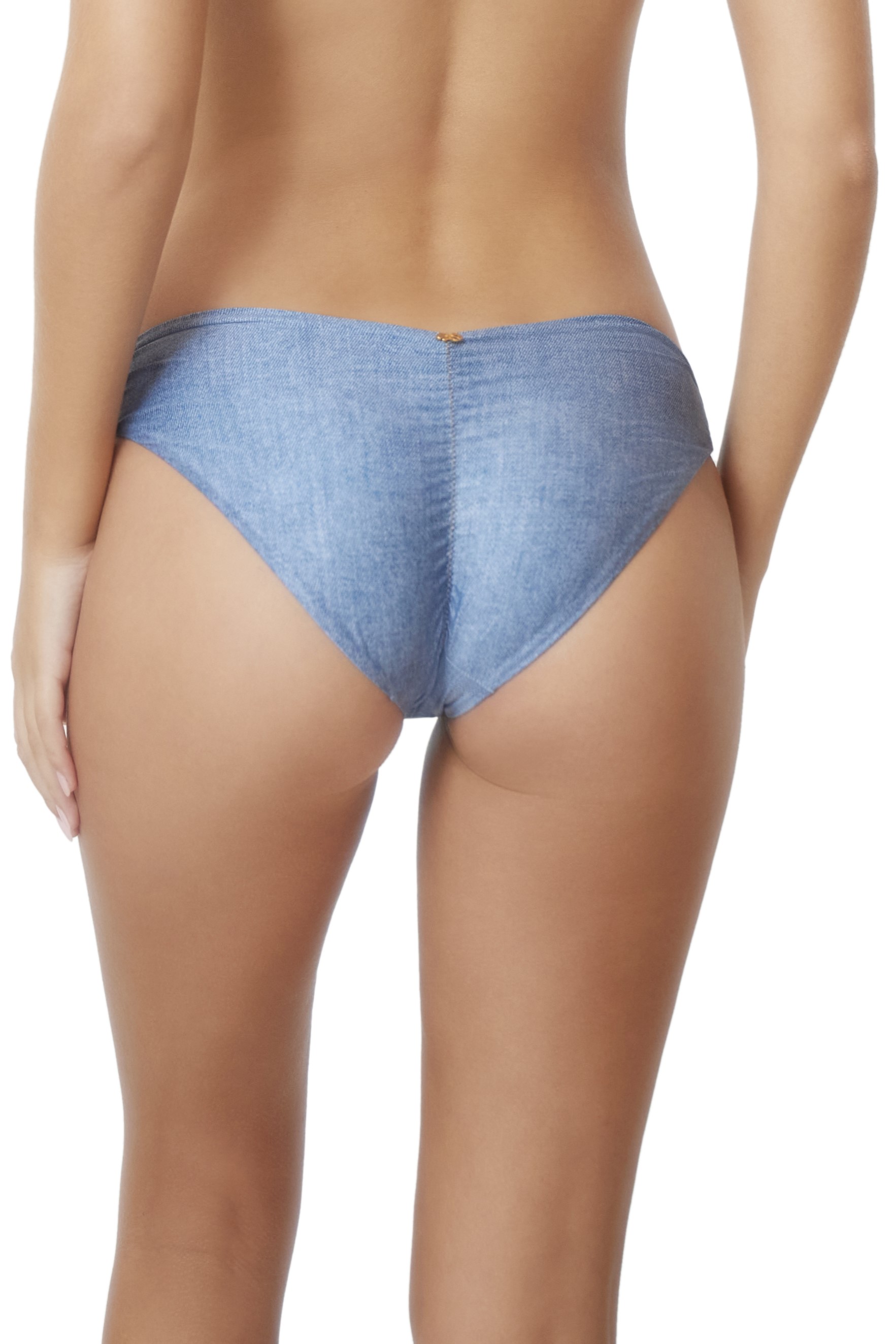 Pilyq Swim Indie Sky Scrunch Jeans Bikini Broekje