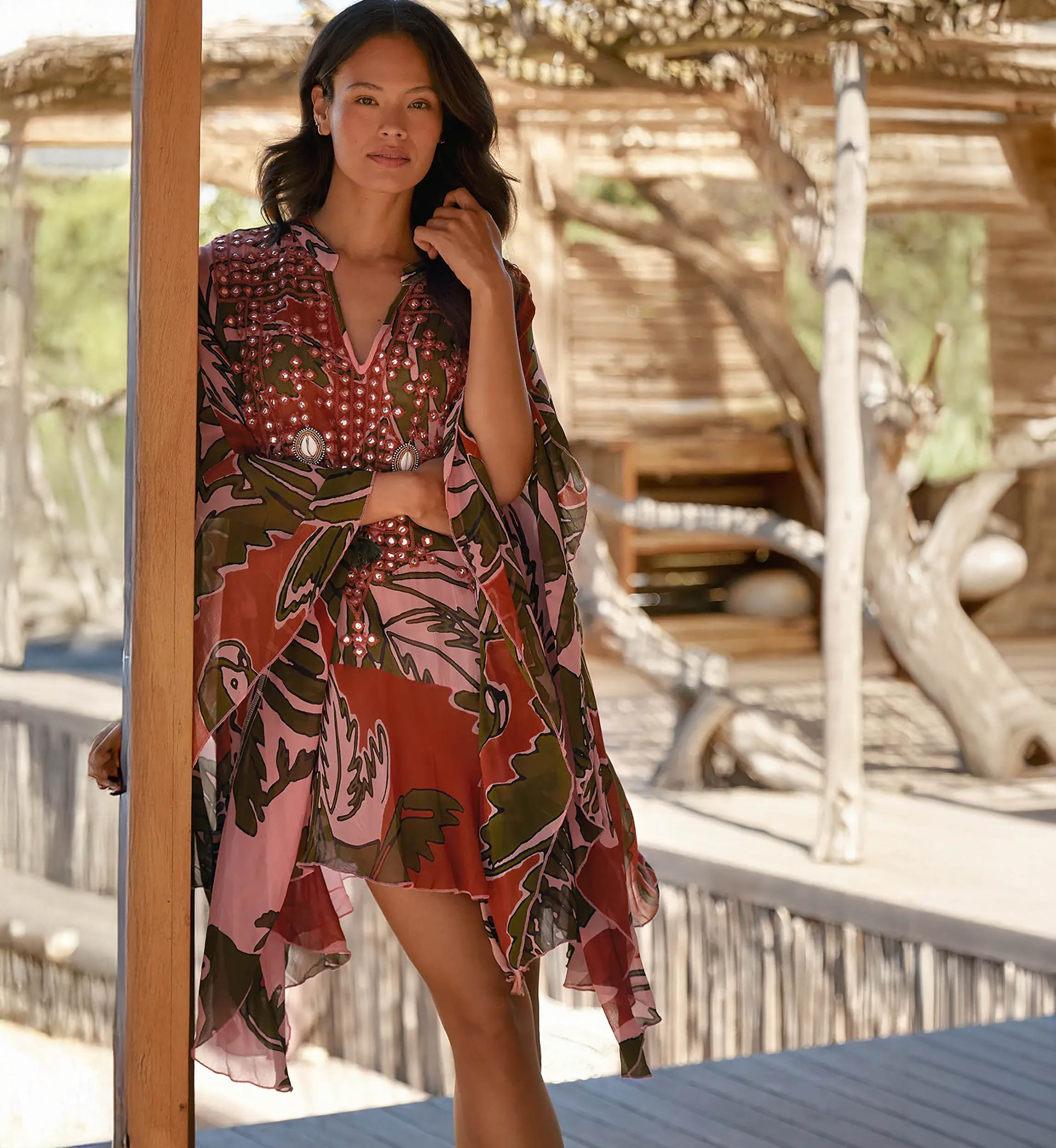 Miss June Short Anaya Caftan