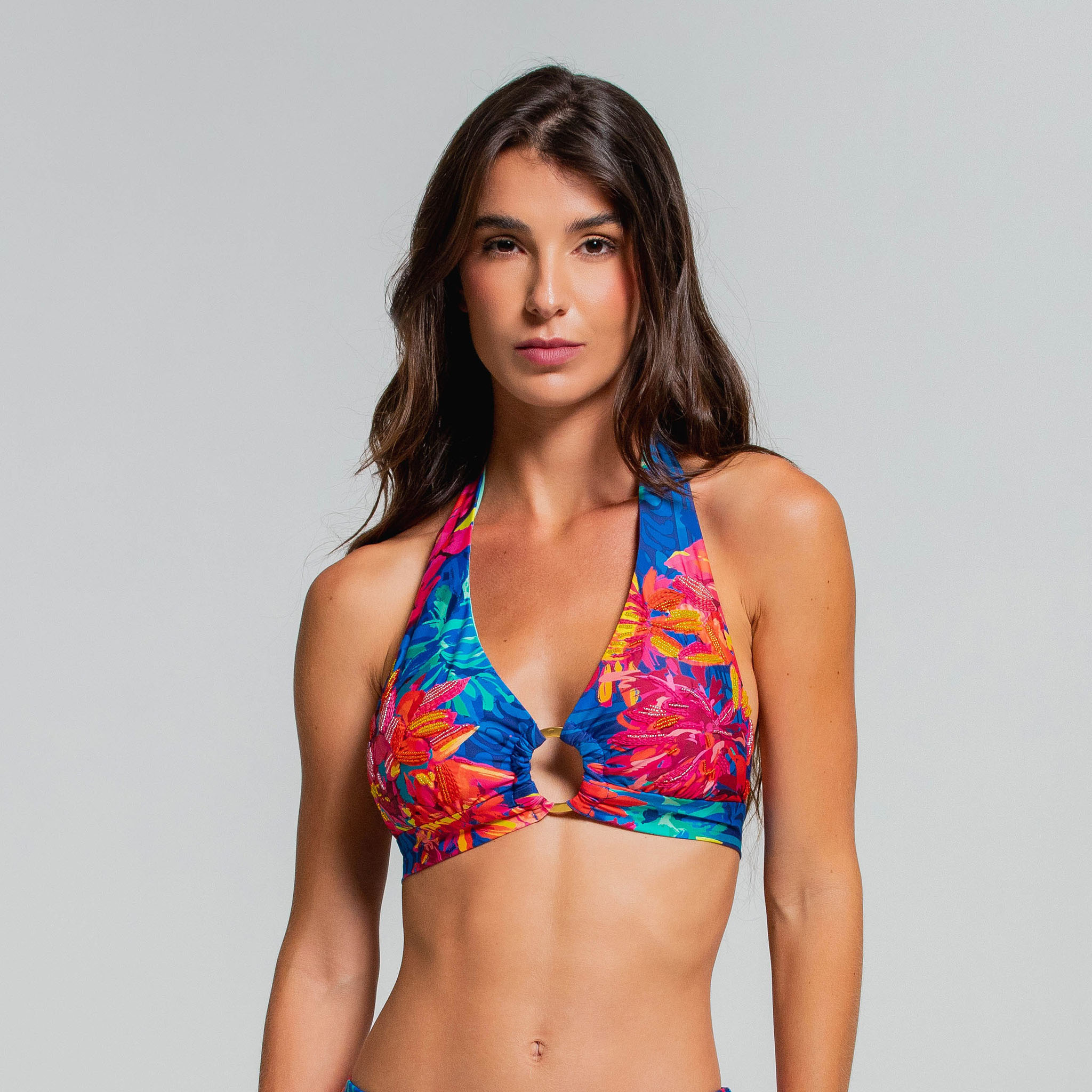 Cosita Linda Sunset Fiesta Halter Top