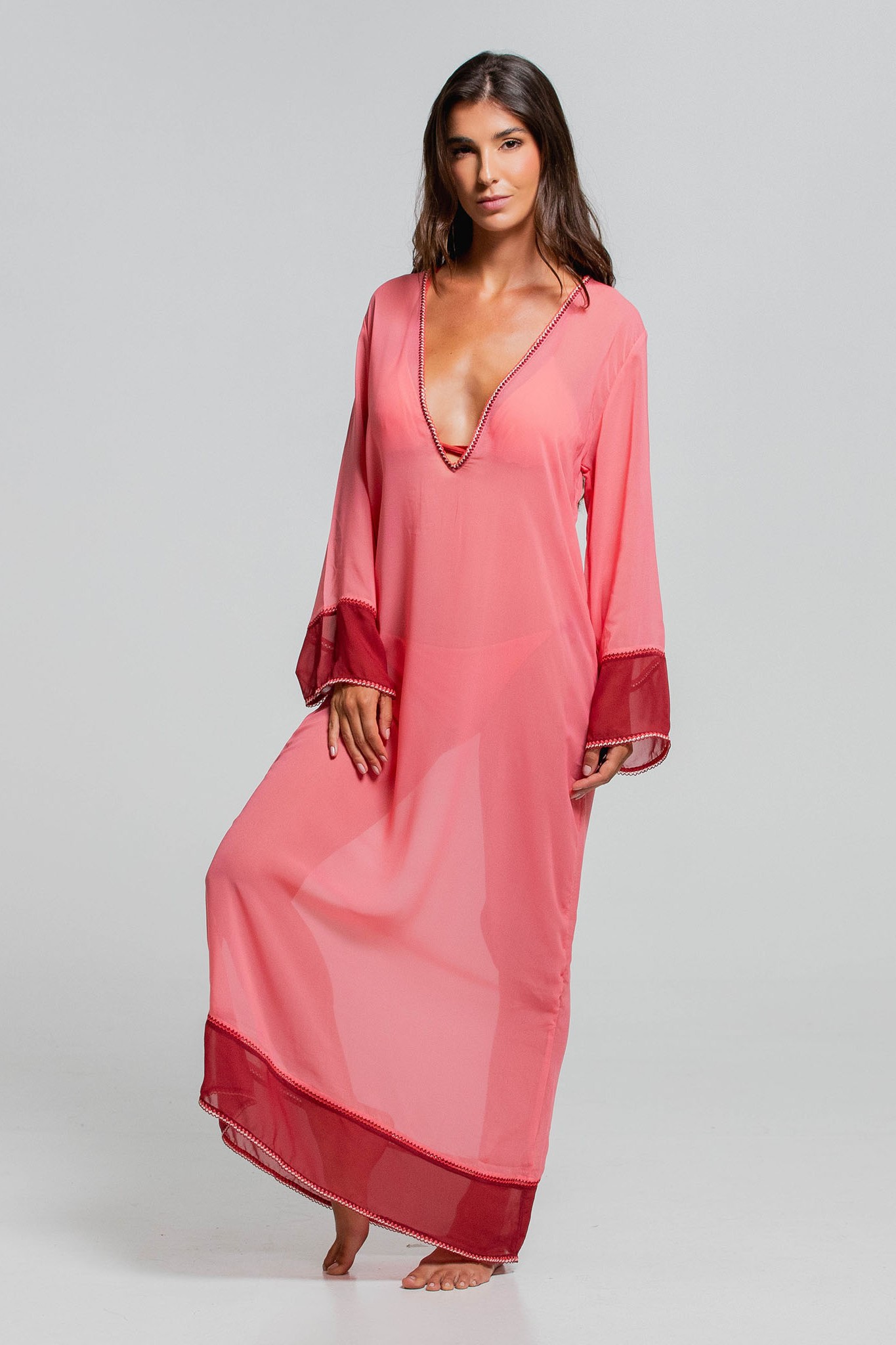 Cosita Linda Poppy Whisper Lange Kaftan