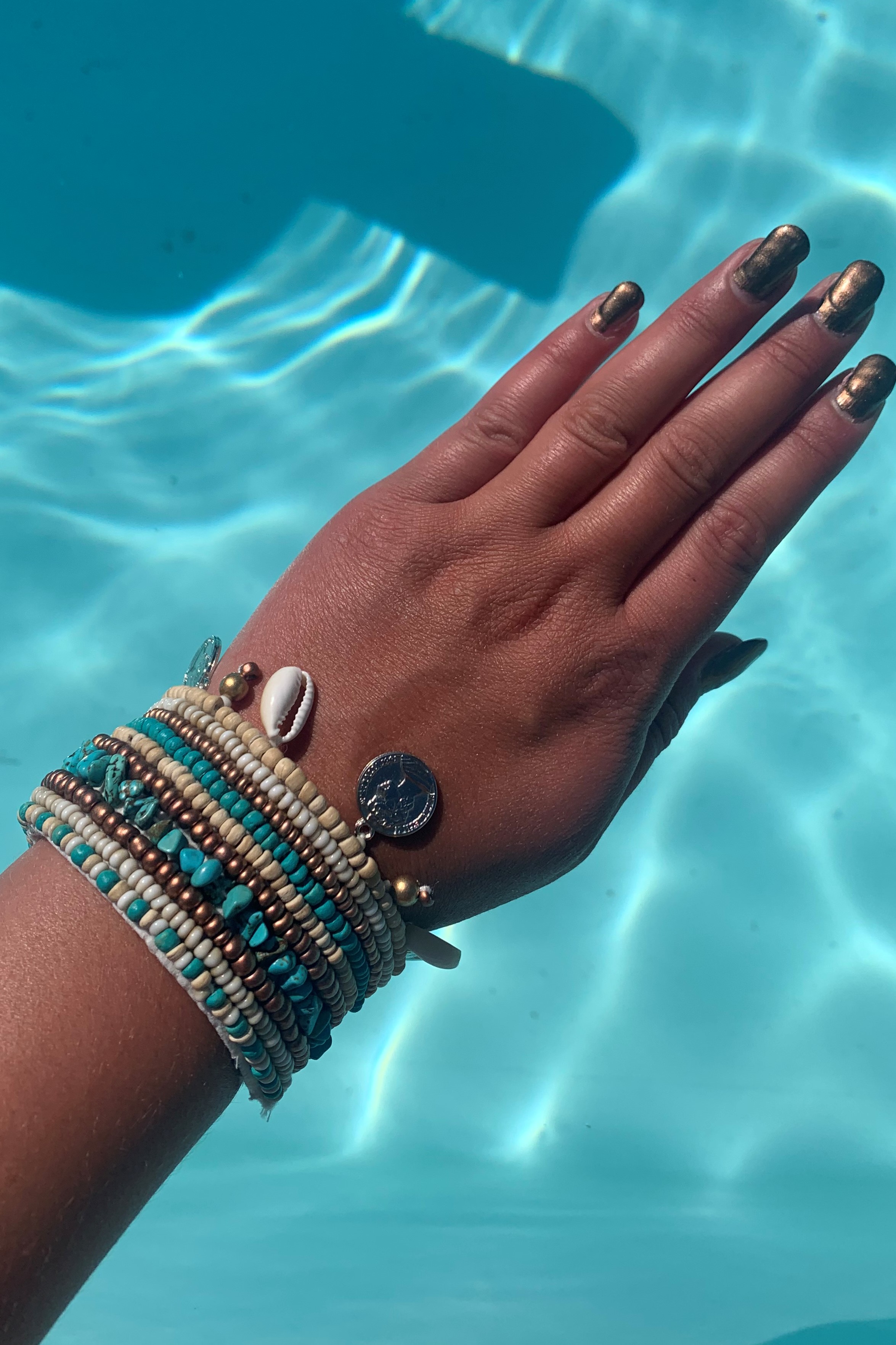 Hot Lava Indy Bracelet Azur