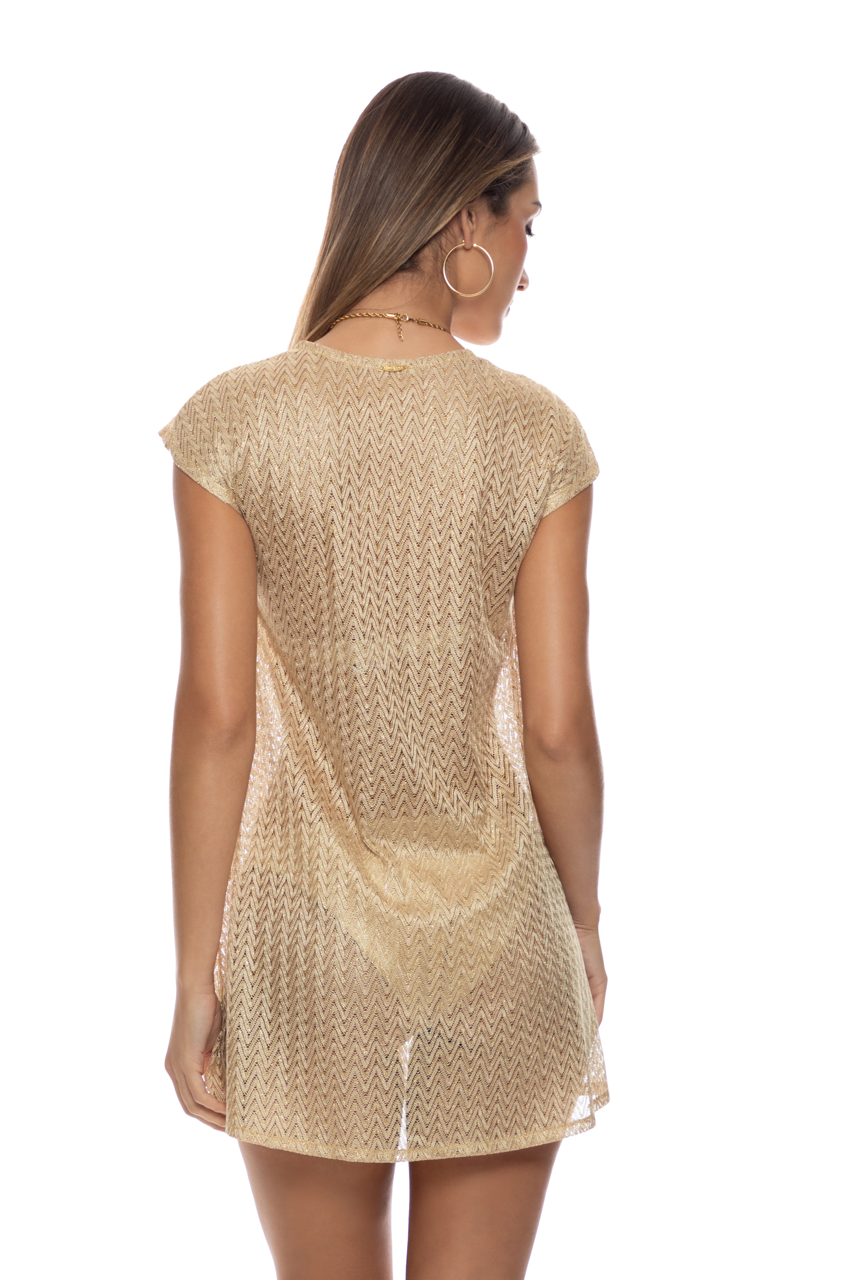 Luli Fama Golden Drift Kimono
