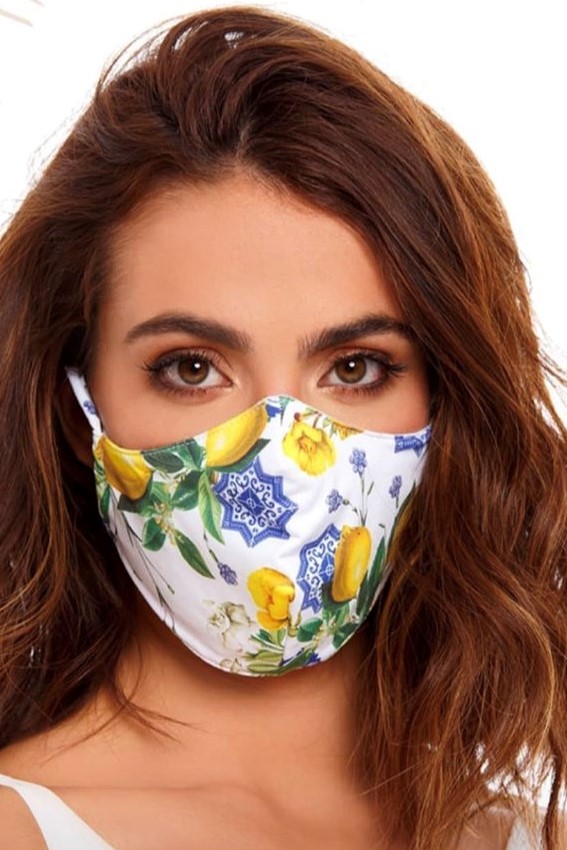 Milonga Wasbaar Mondkapje Limoenen