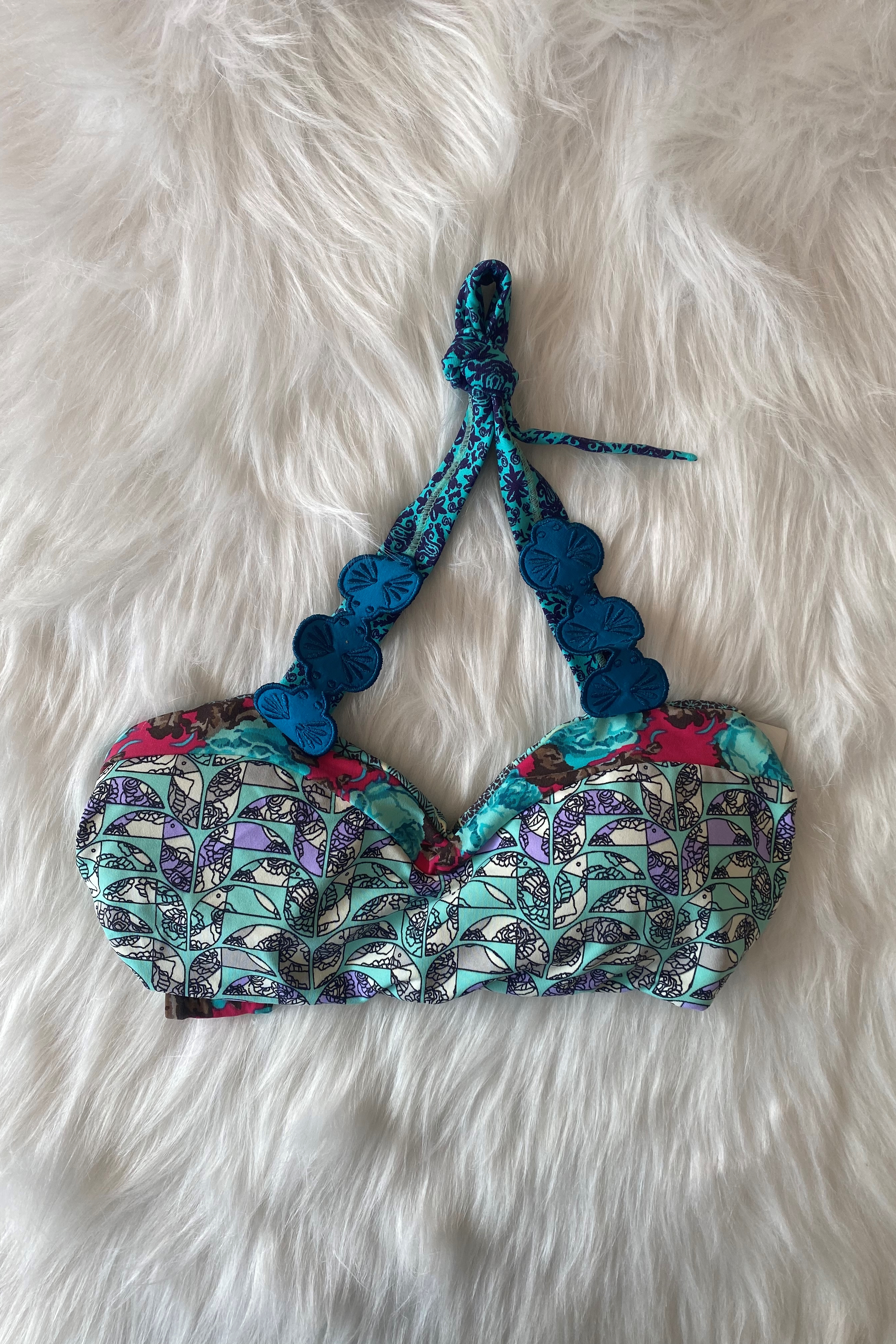 Maaji Floral Bandeau Bikini Top