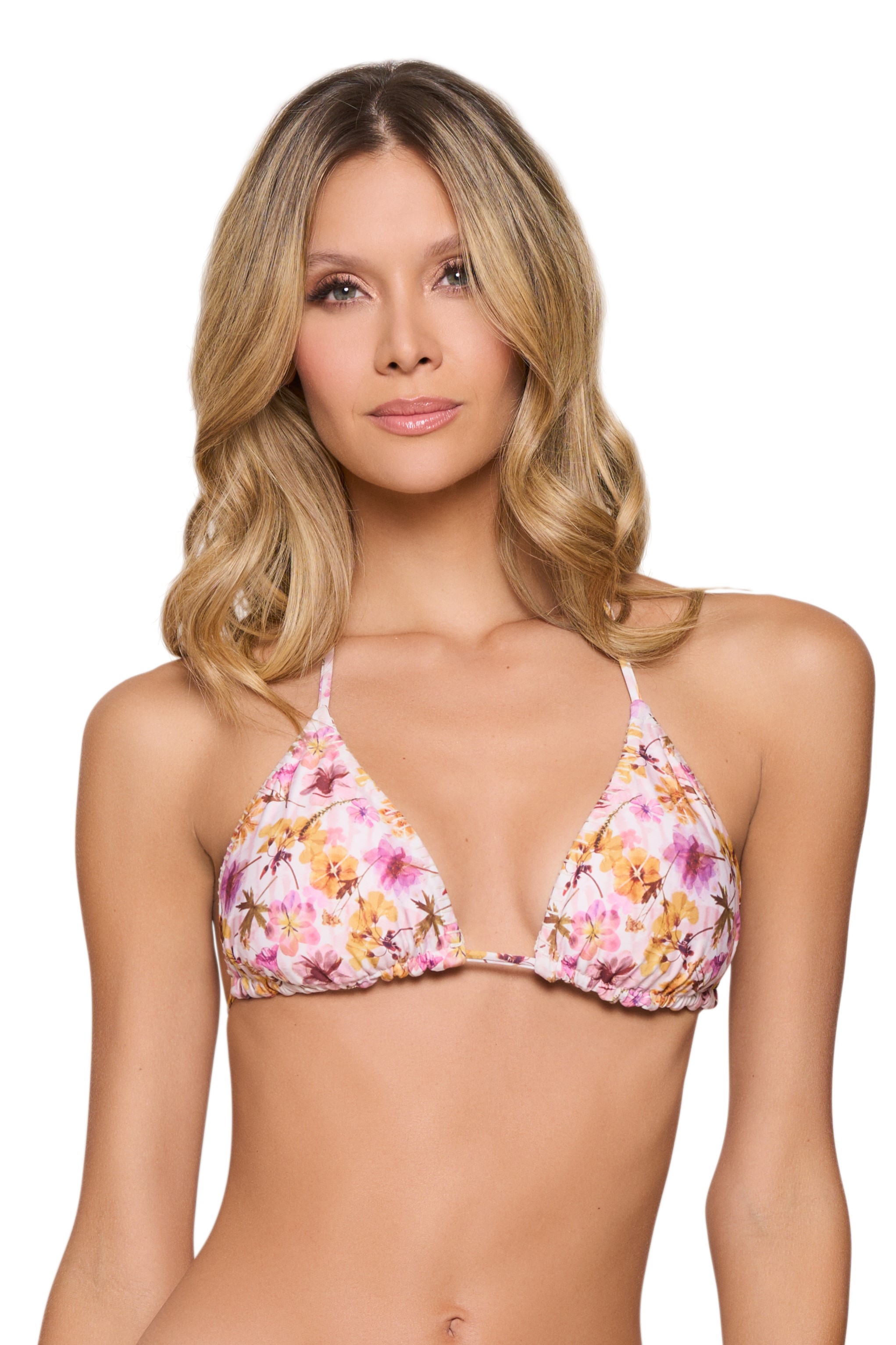 Cosita Linda Sunrise Reversible Triangle Bikini Top