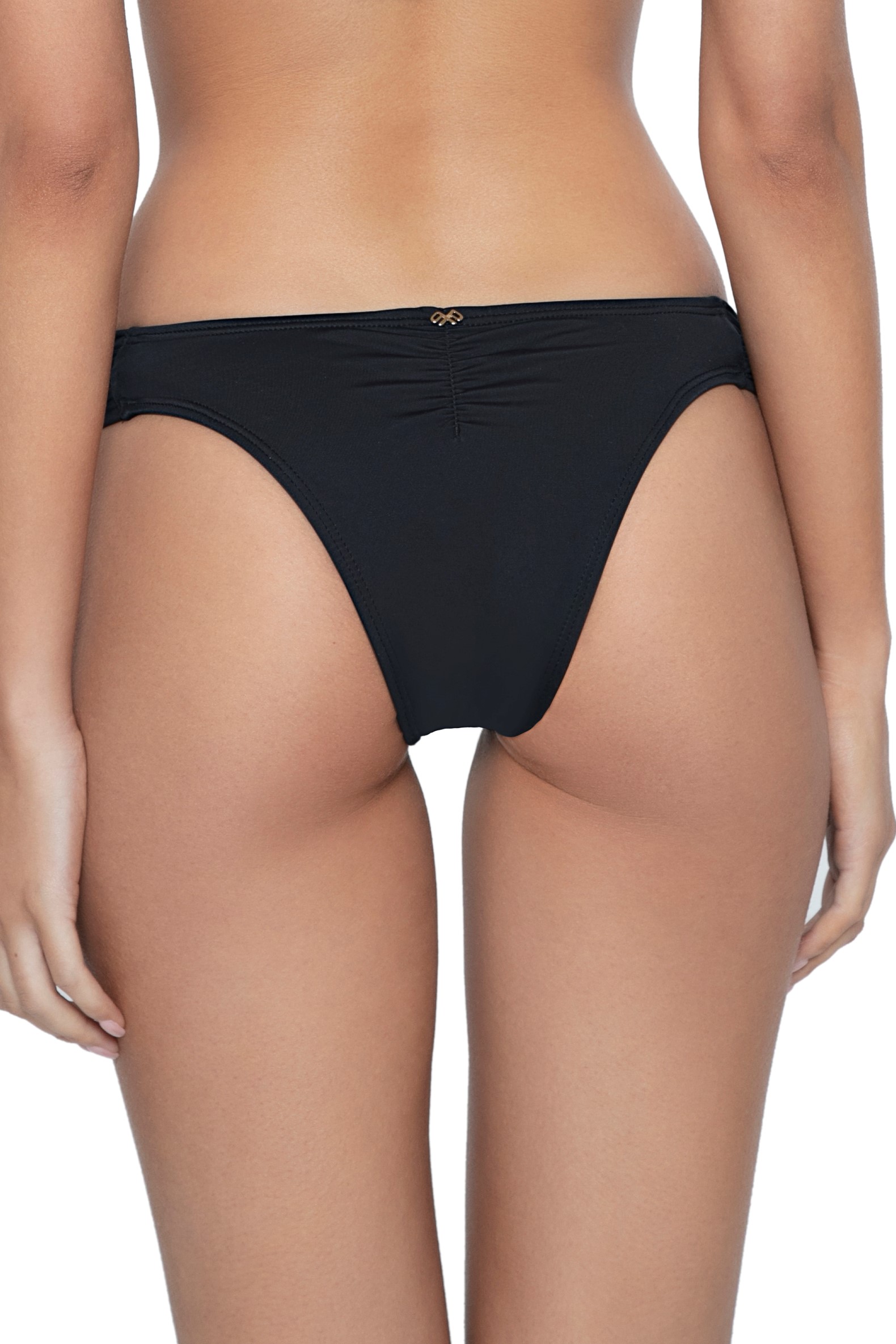 Pilyq Swim Midnight Kanten Bikini Broekje Zwart