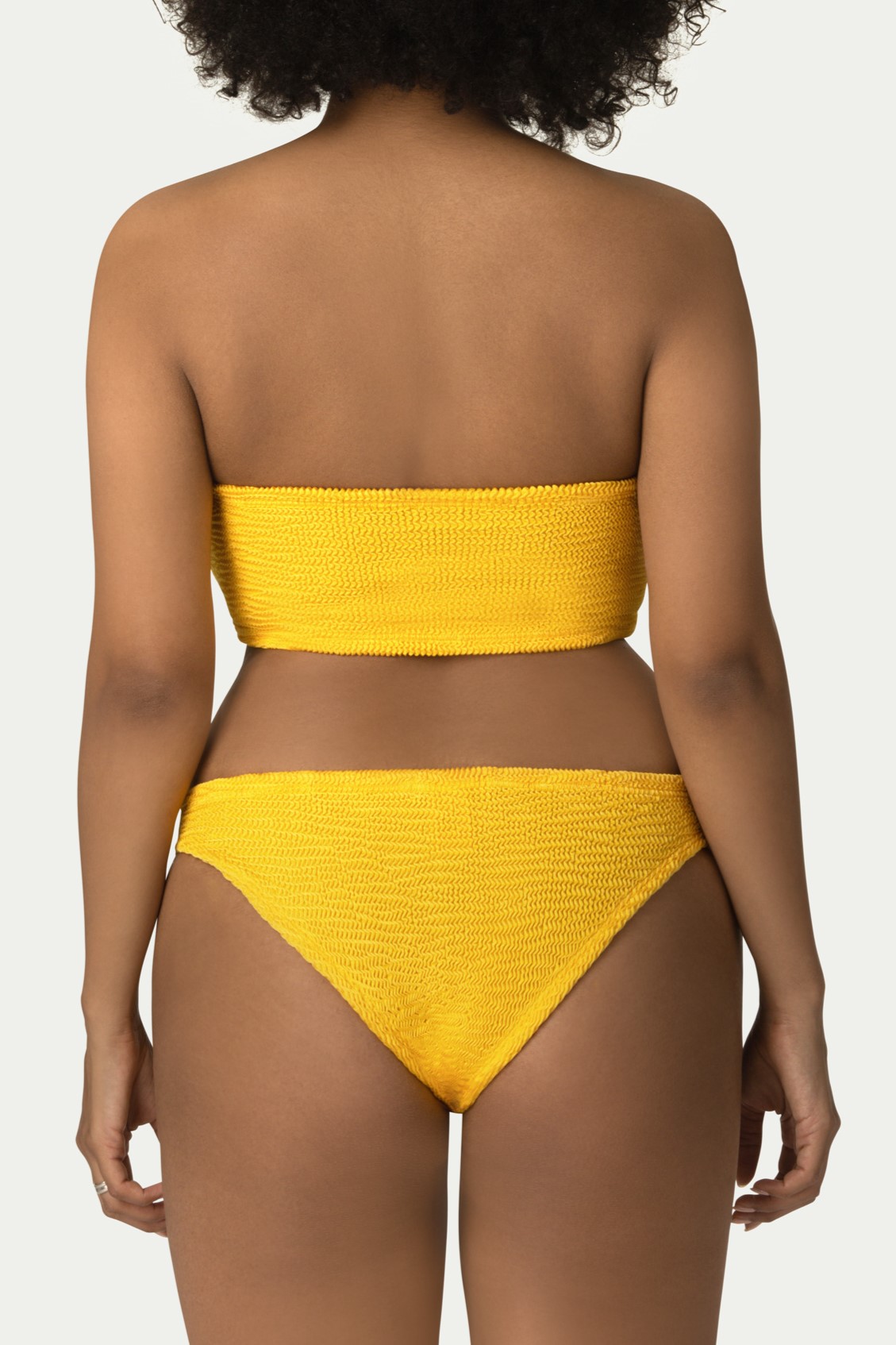 Paramidonna Frida Geribbelde Bandeau Bikini Banana