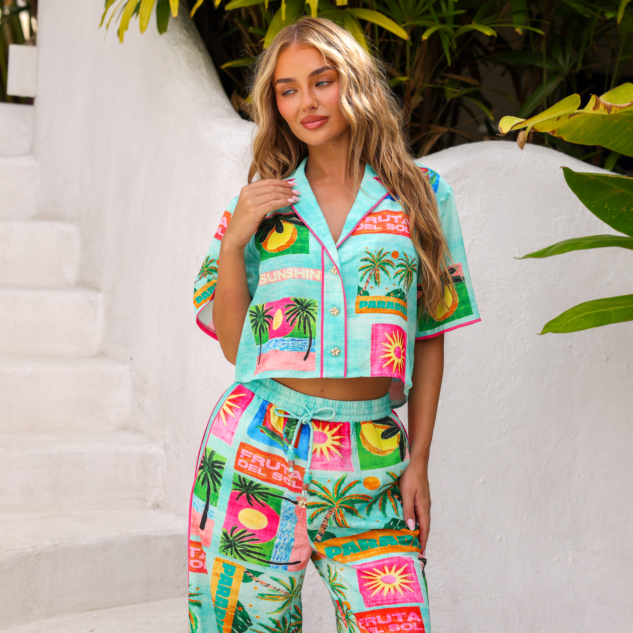 Kulani Kinis Ocean Honey Short Sleeve Shirt