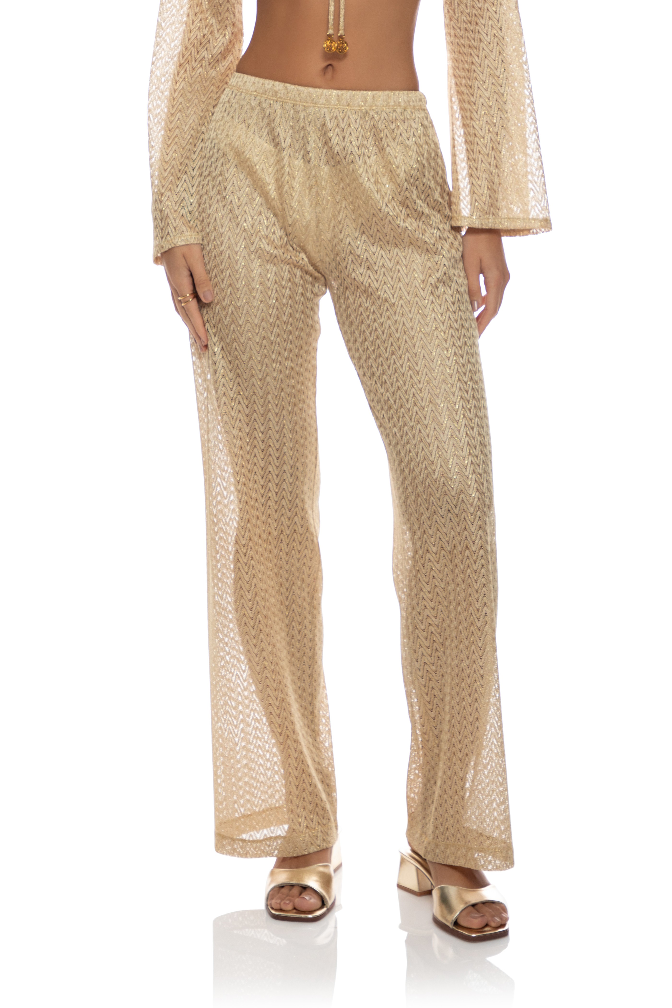 Luli Fama Golden Drift Strandbroek