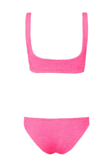 Paramidonna Geribbelde Fashion Bikini Roos