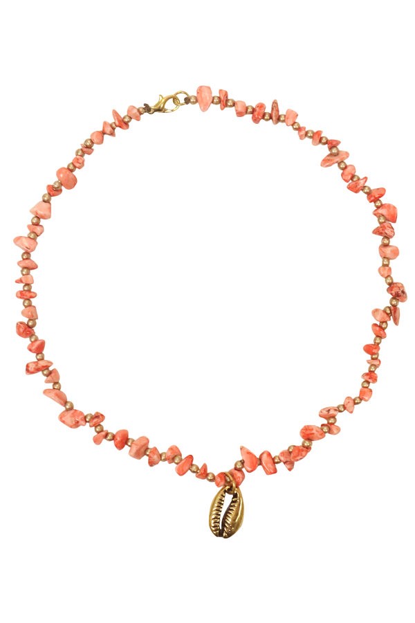 Hot Lava Indy Necklace-Uniek-Bruin