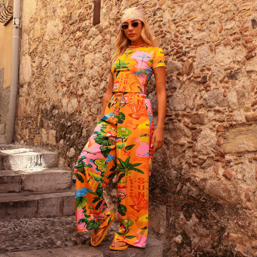 Kulani Kinis Sunlit Spritz Beach Pants