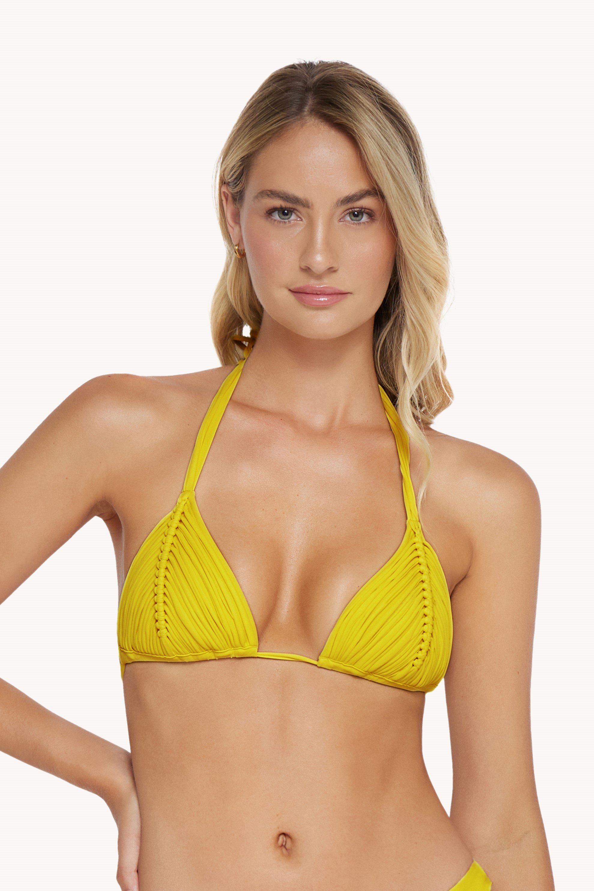Pilyq Swim Lemon Drop Isla Tri Bikini