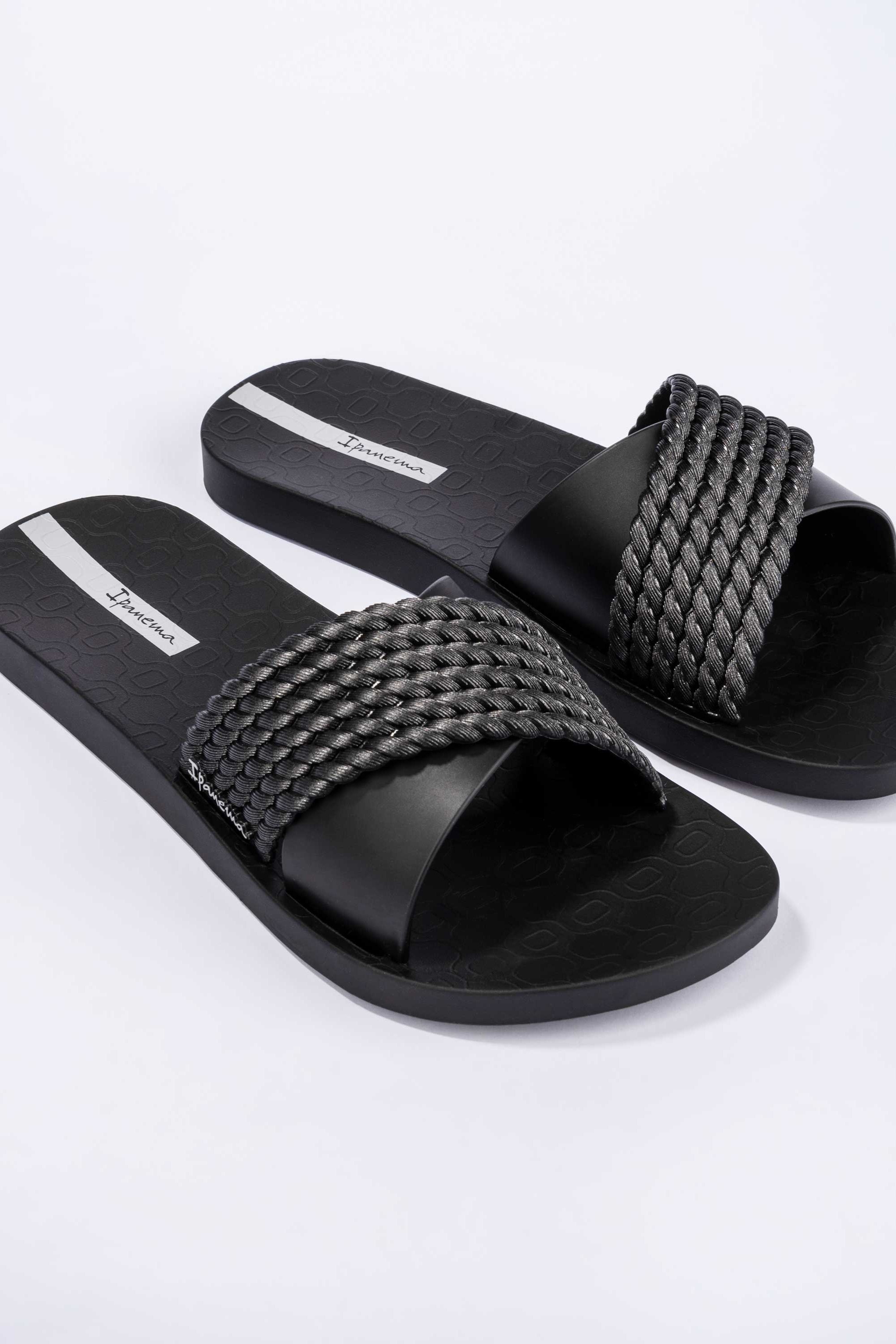 Ipanema Sandalen Gevlochten Zwart