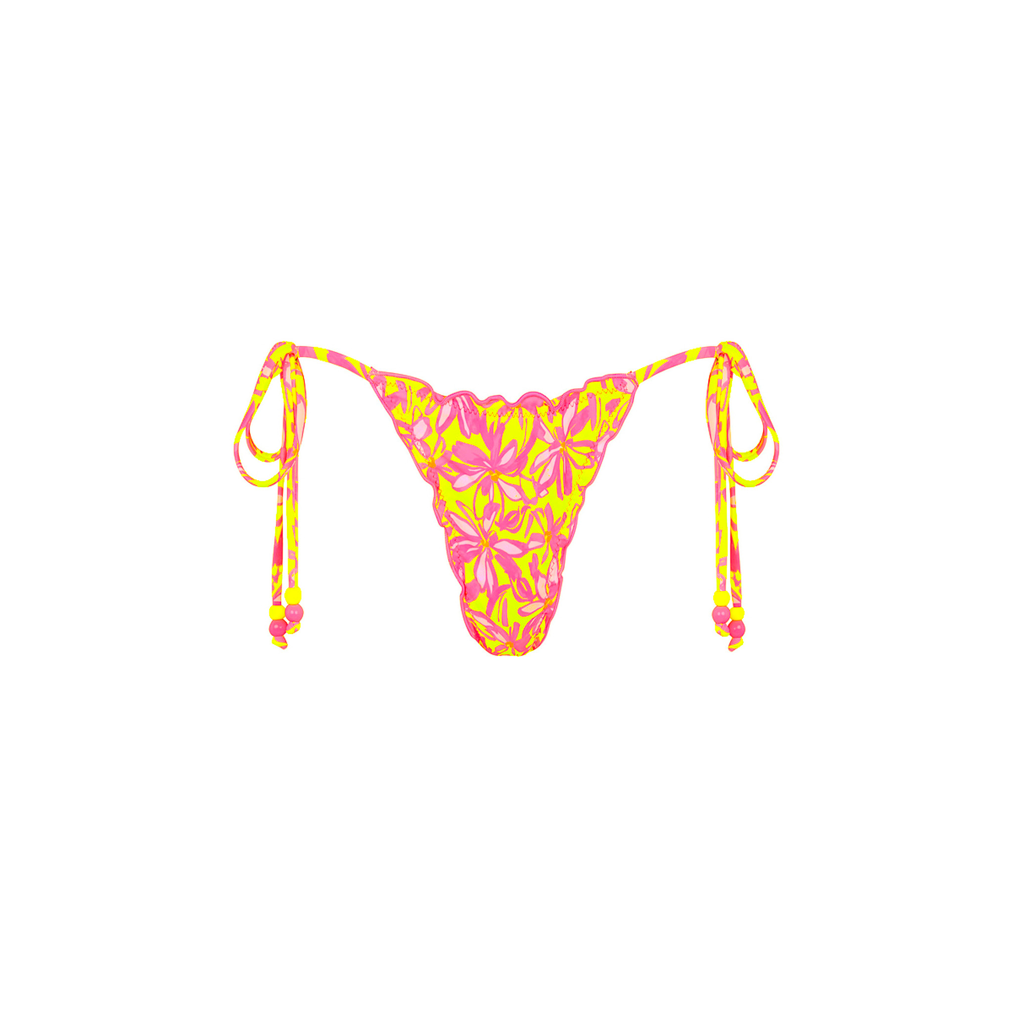 Kulani Kinis Sherbet Skies Lettuce Edge Tie Side Bottom