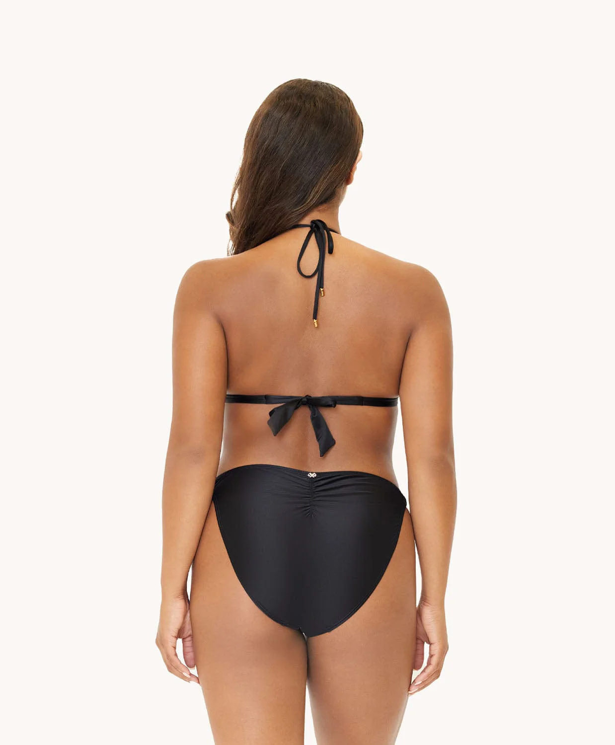 Pilyq Swim Nightfall Mara Triangle Bikini Black