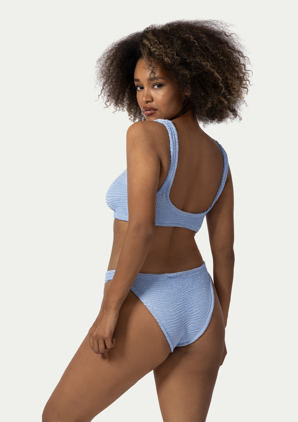 Paramidonna Emily Ribbed One Size Bikini Lavender