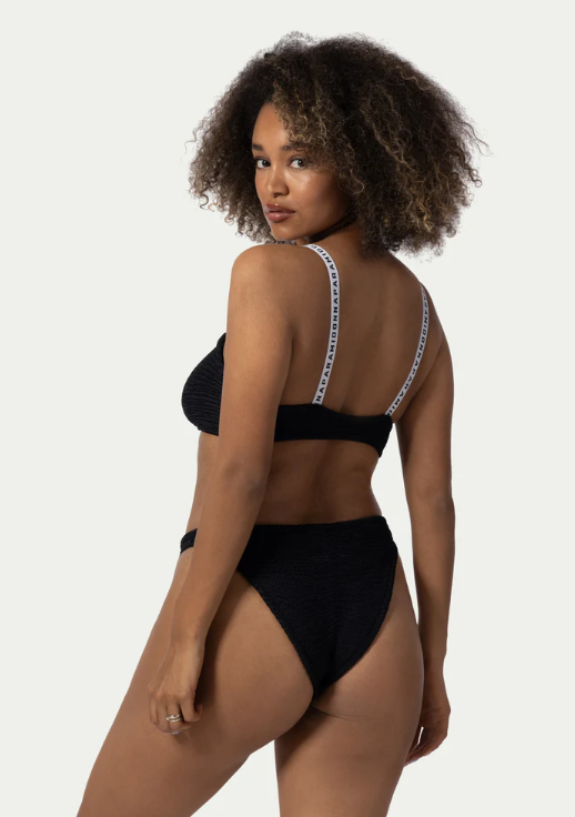 Paramidonna Merry Geribbelde One Size Bikini Zwart
