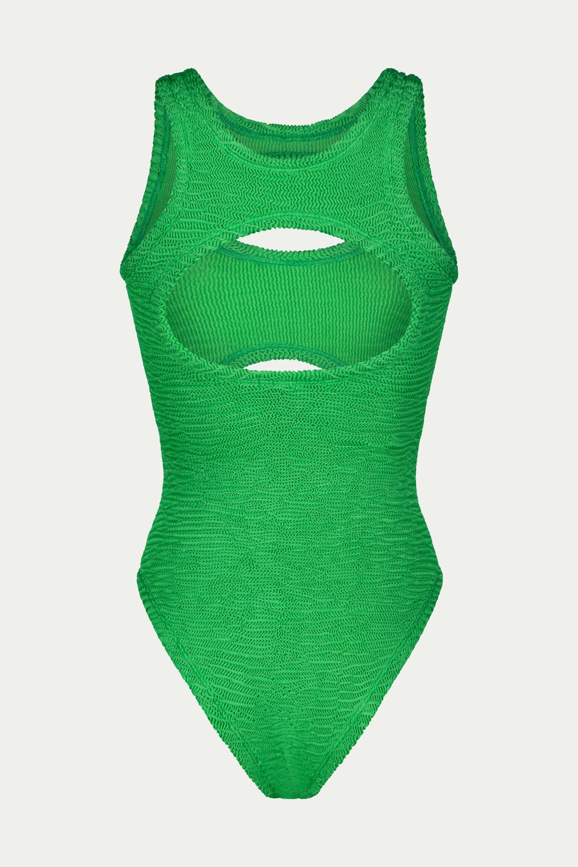 Paramidonna Tara Ribbed Swimsuit Kiwi