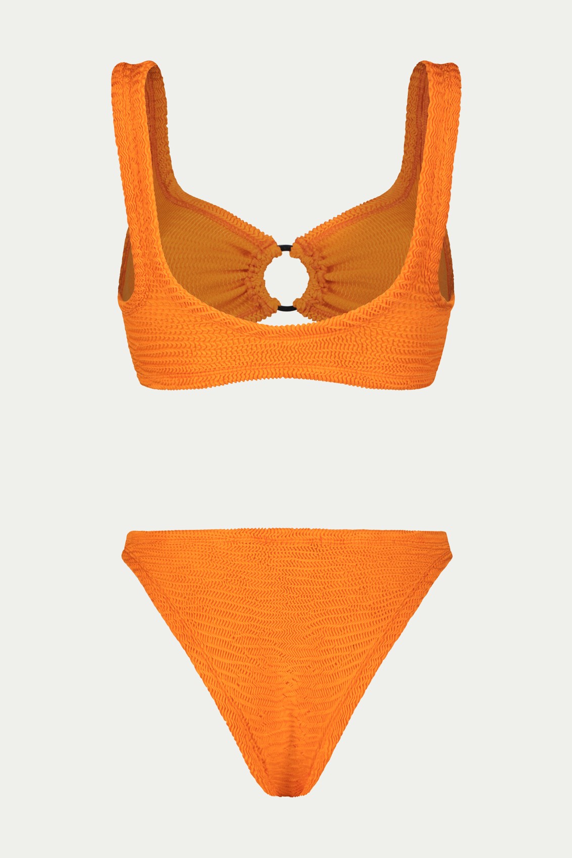 Paramidonna Irina Geribbelde Bralette Bikini Oranje