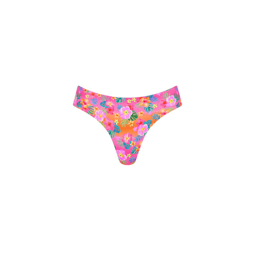Kulani Kinis Summer Glow Lettuce Edge Thong Bottom