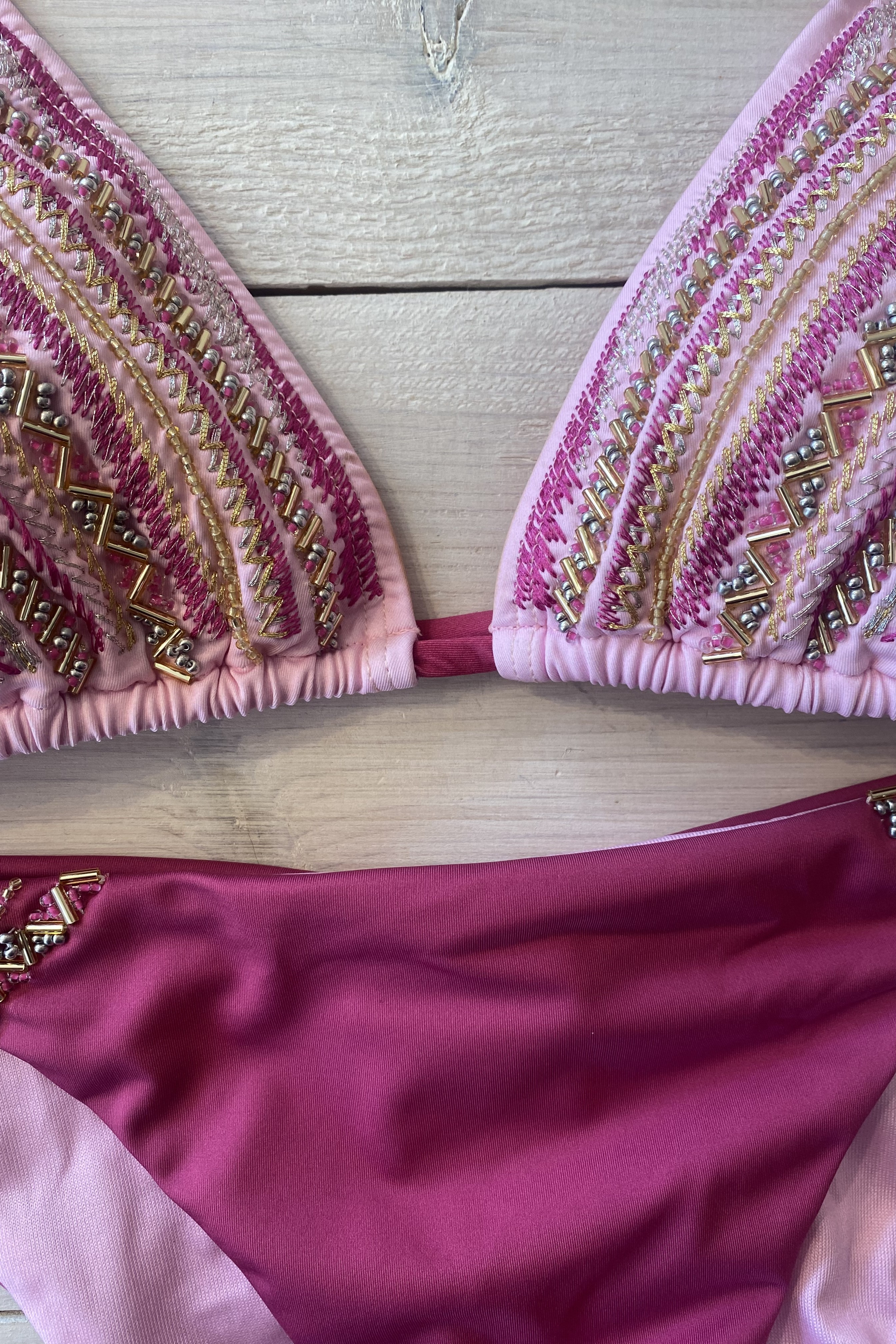 Beach Fashion Only Barbados Hangemaakte Bikini 