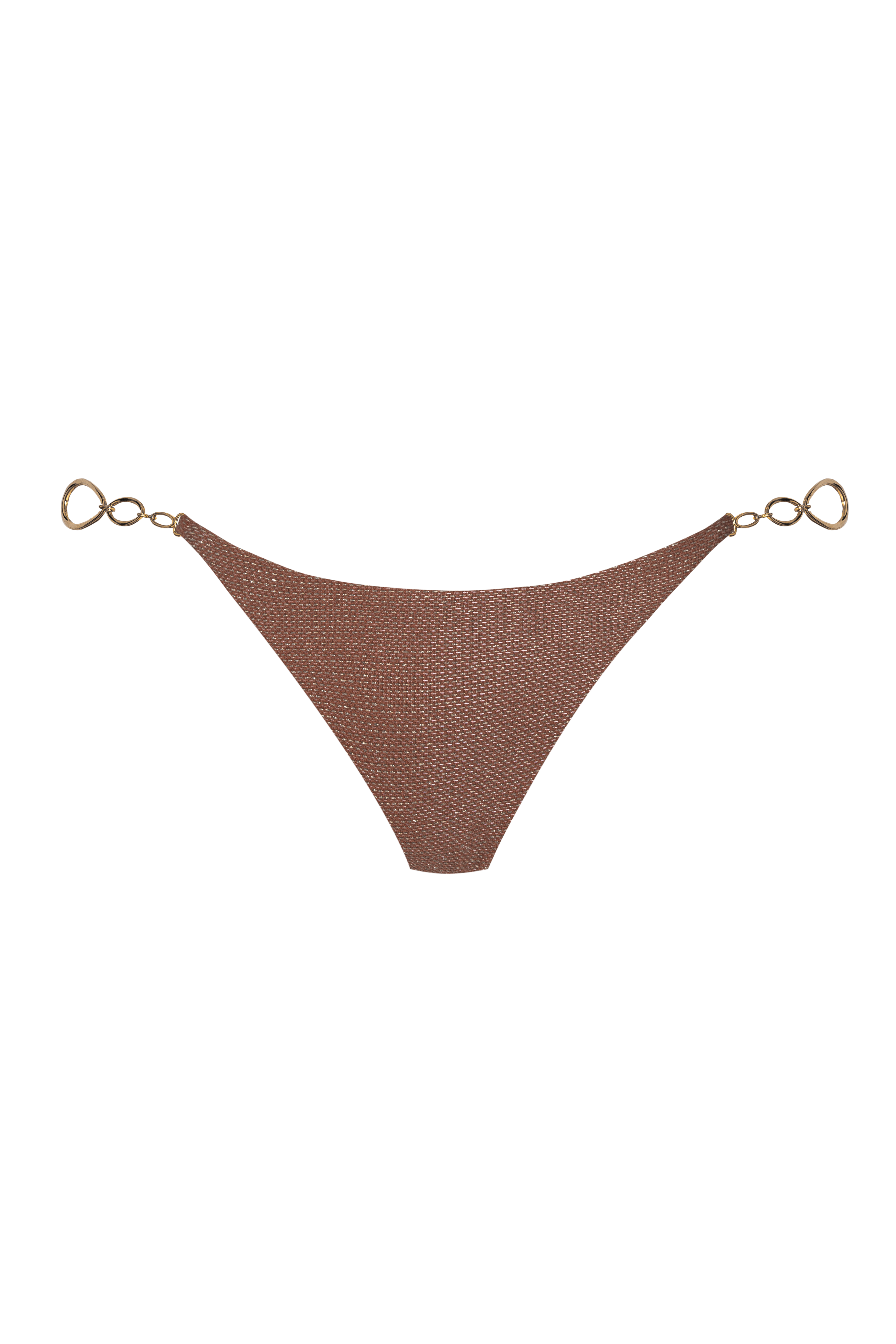 PQ Swim Mocha Tie Side Bottom Brown