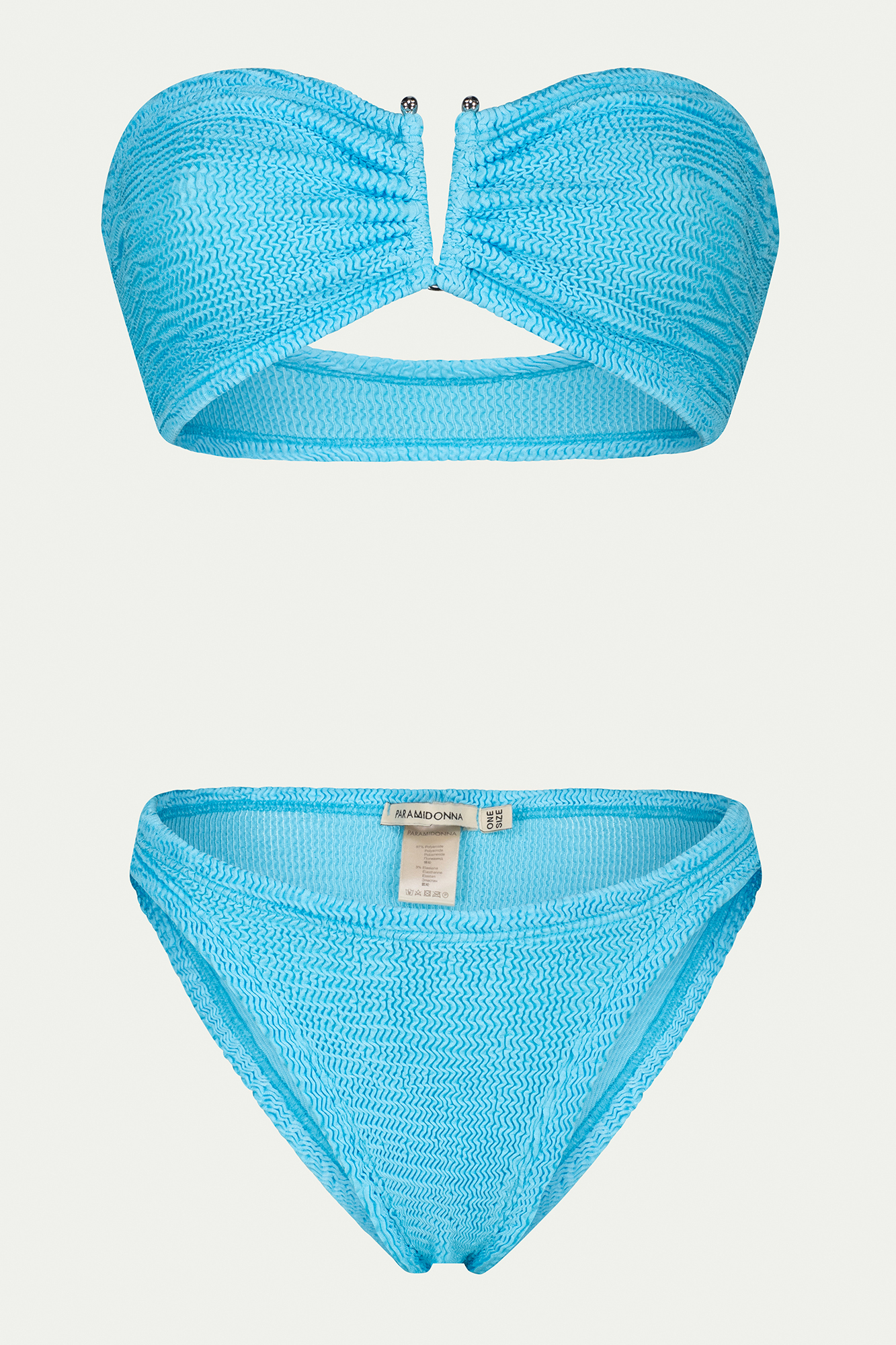 Paramidonna Frida One Size Bikini Aqua Blue