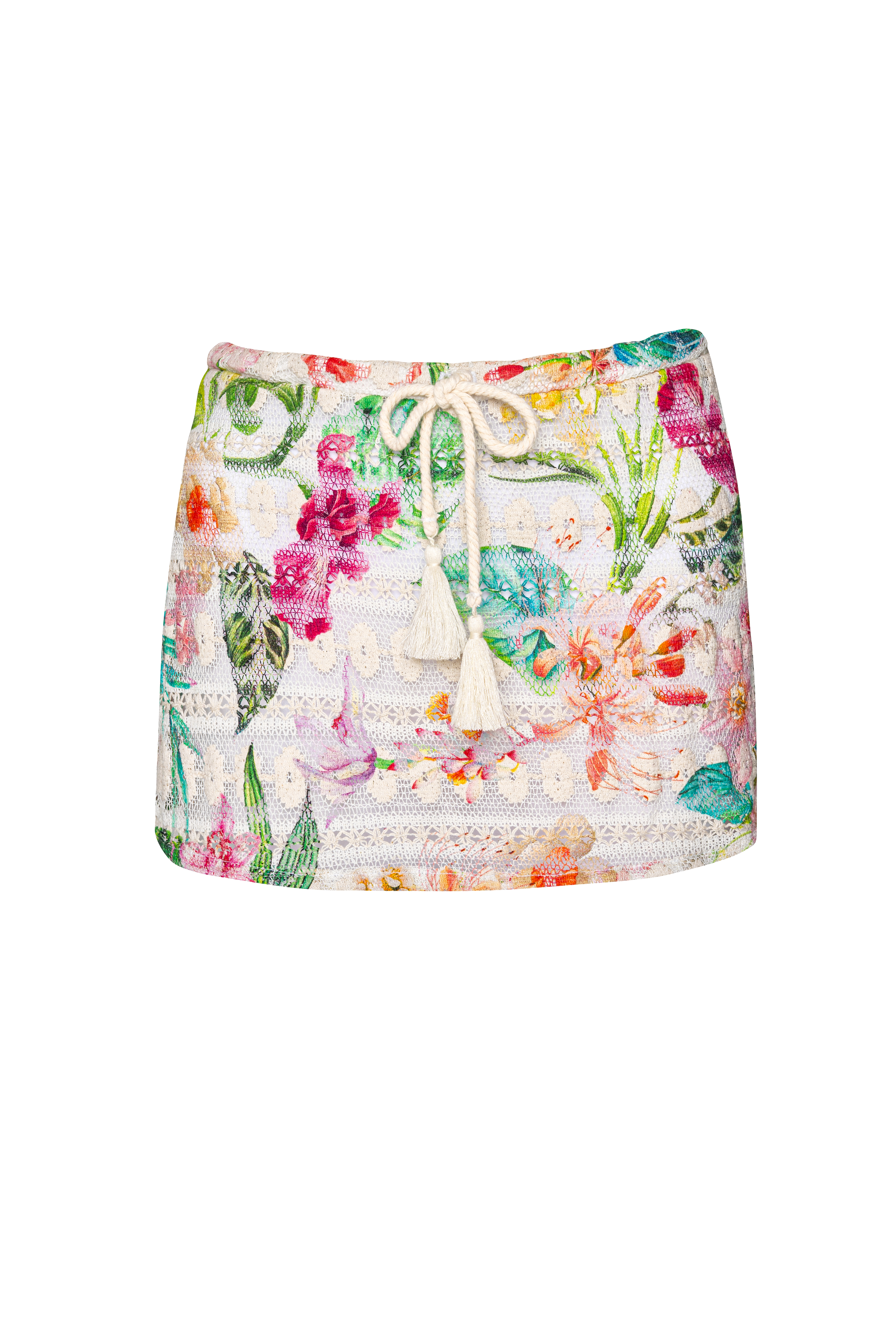 PQ Swim Paradise Bloom Crochet Viv Skirt