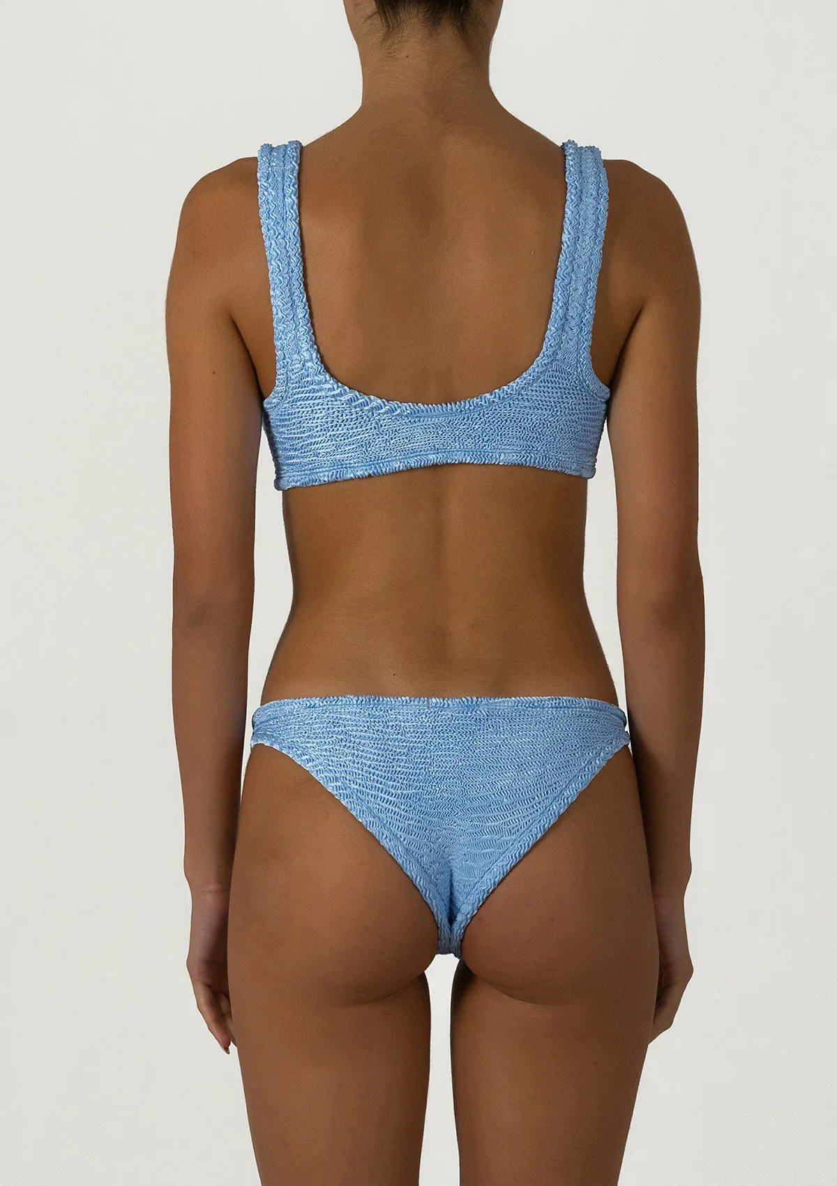 Paramidonna Geribbelde Fashion Bikini Lavendel