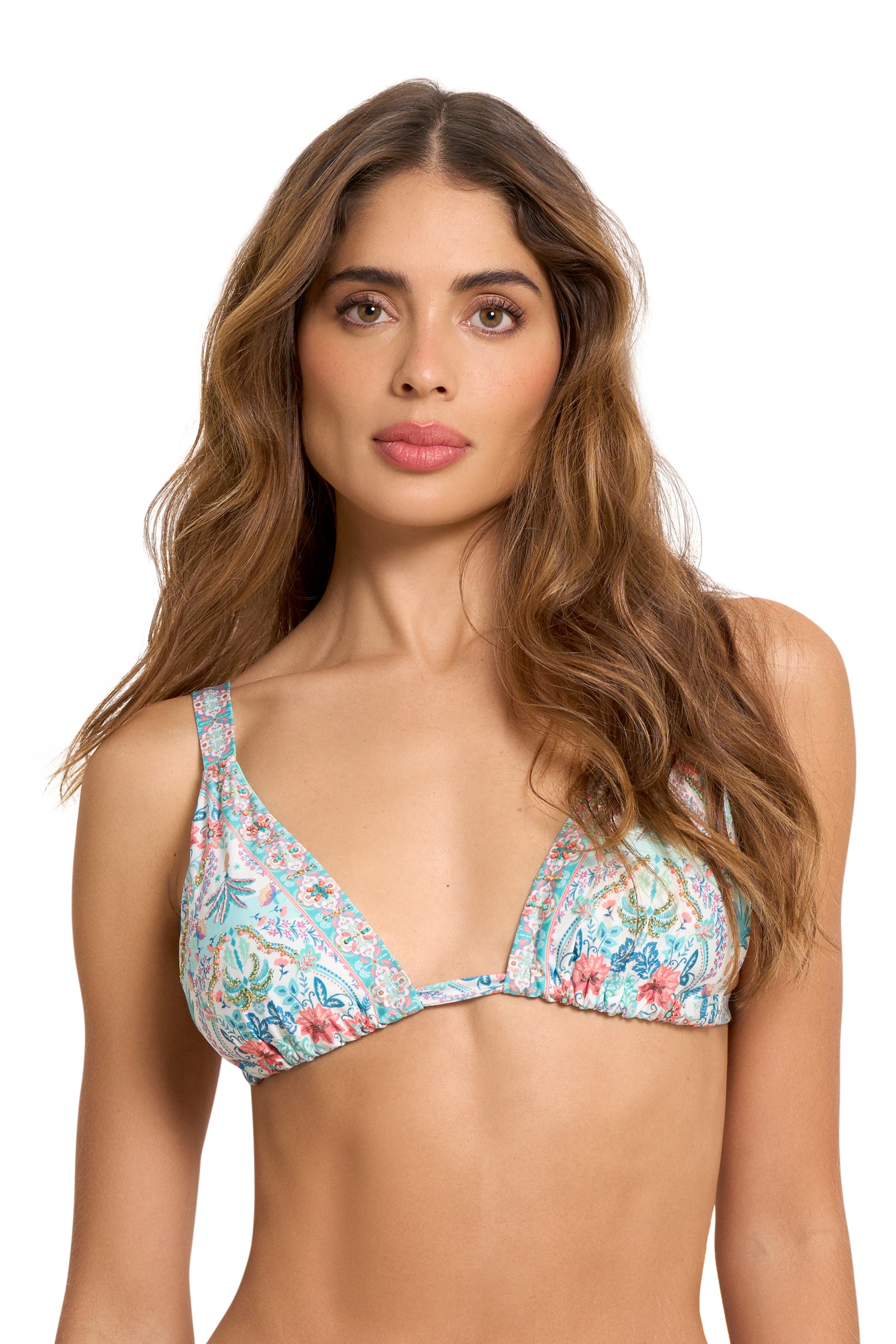 Cosita Linda Spirit Of Love Luxe Halter Bikini Top