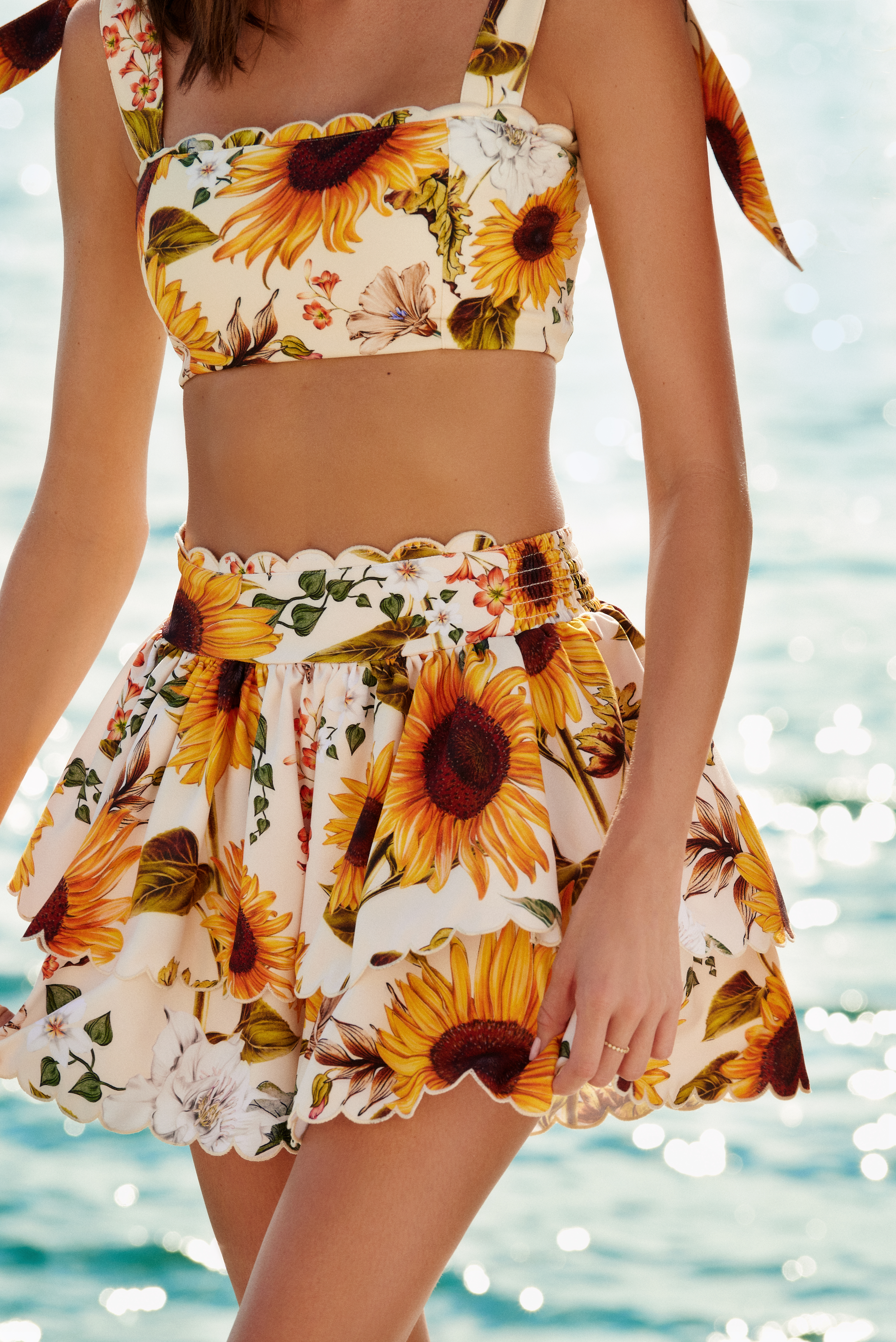 Agua Bendita Sunshower Top + Skirt