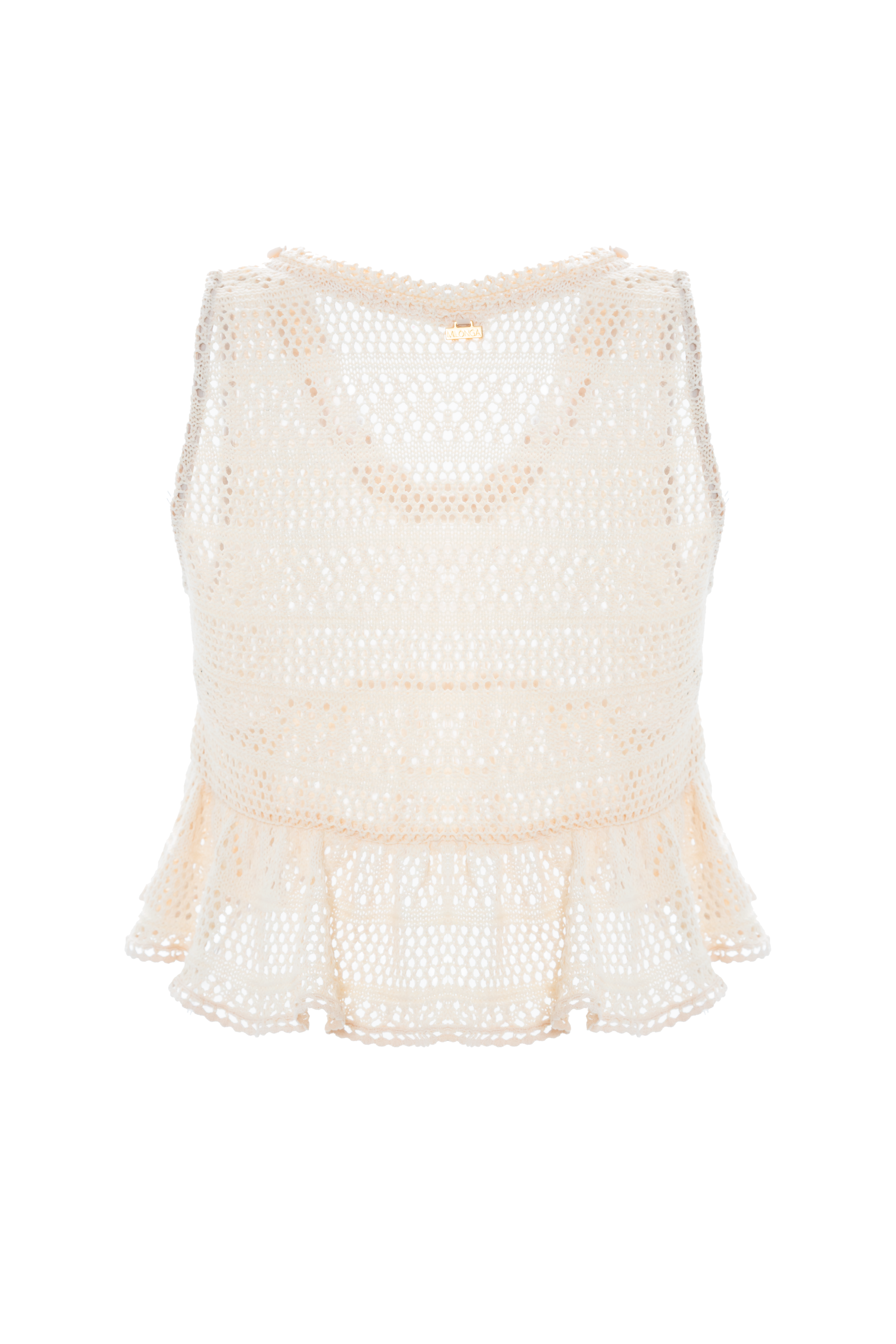 Milonga Karolina Ivory Crochet Top