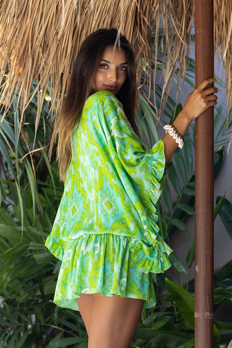 Miss June Jurk Mavis Groen/Turquoise