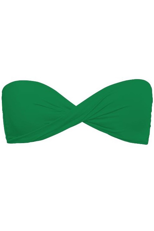 Phax Groene Twist Bandeau Bikini Top 