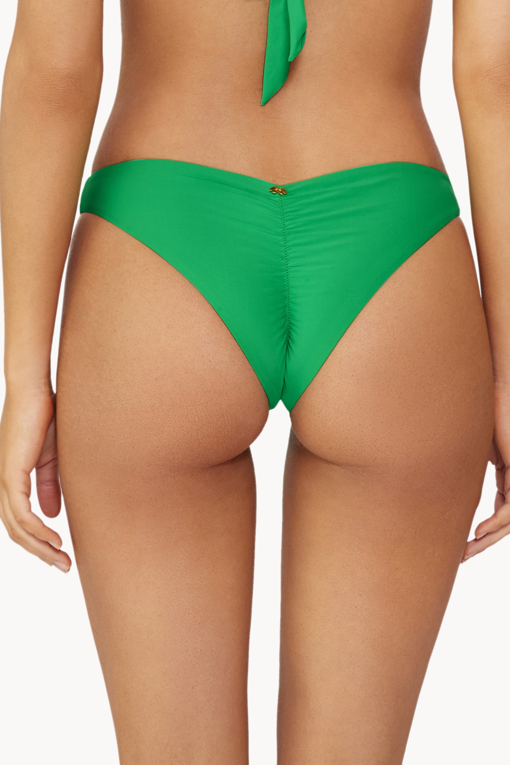 Pilyq Swim Seaweed Scrunch Bikini Broekje Groen