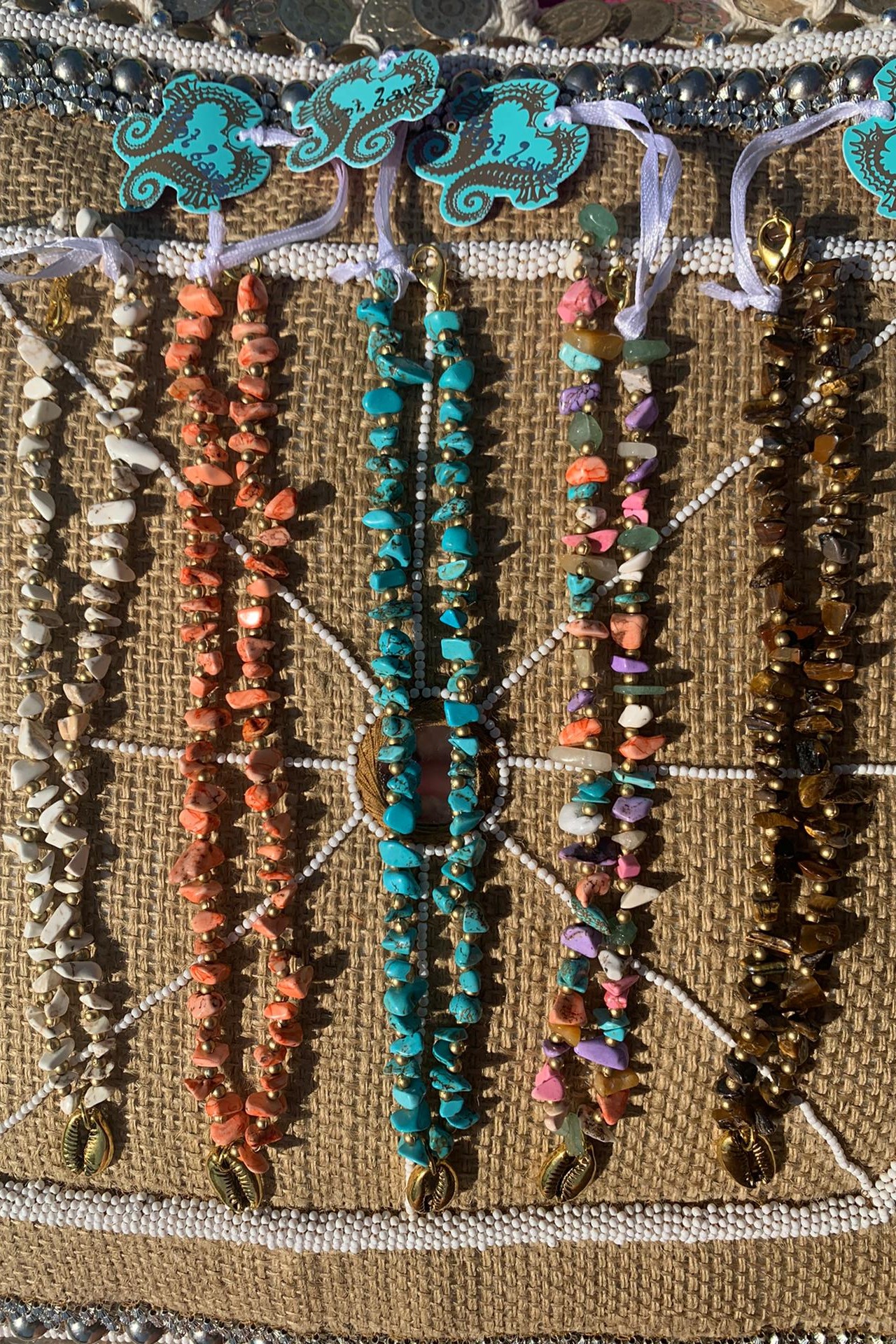 Hot Lava Indy Necklace-Uniek-Bruin