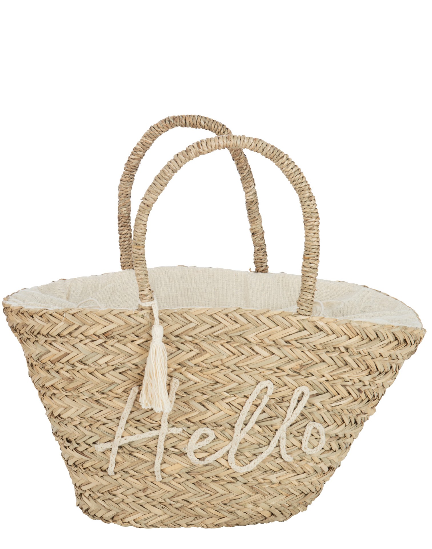 Strandtas Zeegras Hello