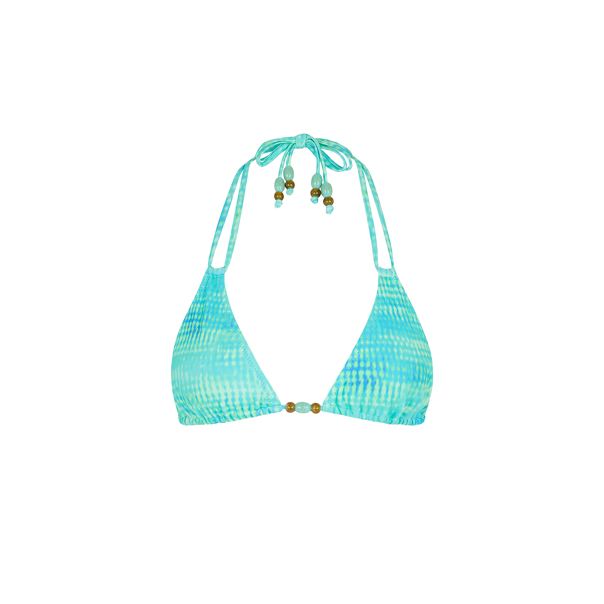 Kulani Kinis Summer Seas Halter Top Turquoise