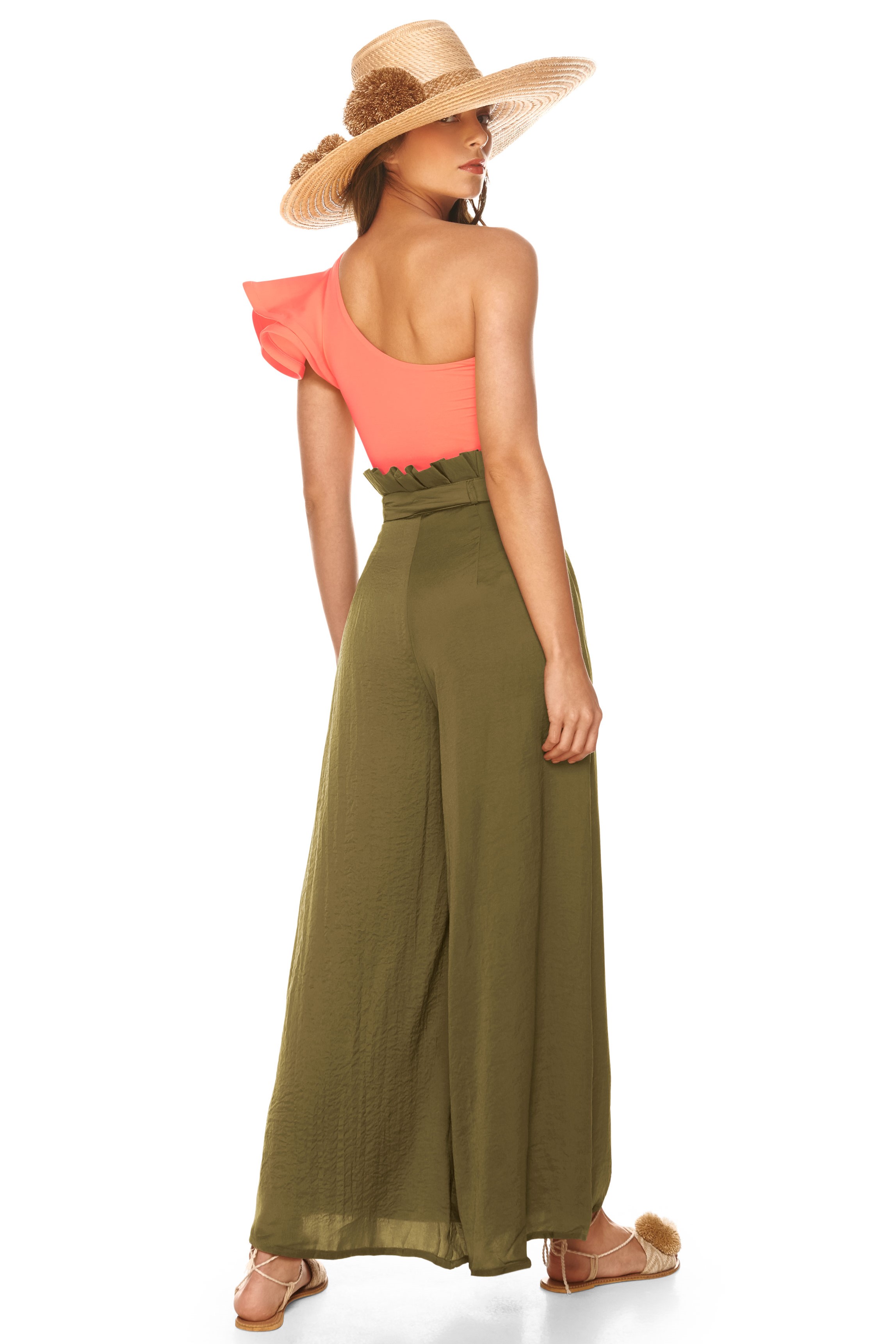 Cosita Linda Pacifico Luxe StrandBroek Khaki Groen