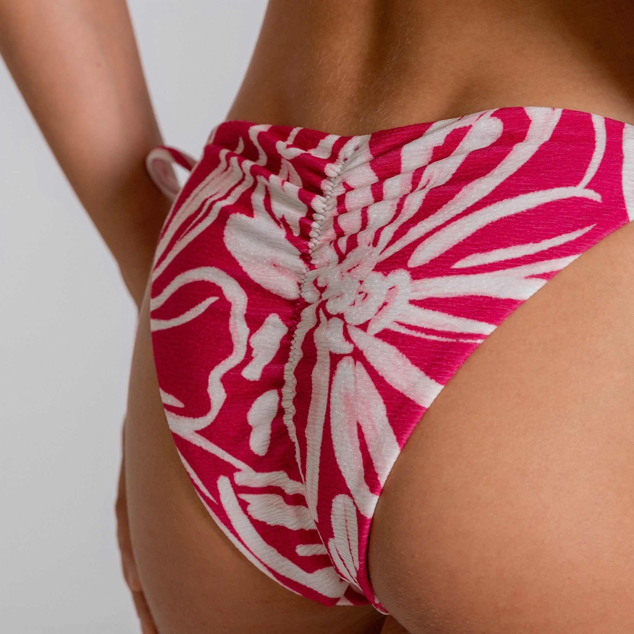 Cosita Linda Berry Bloom Embroidered Luxe Triangle Bikini