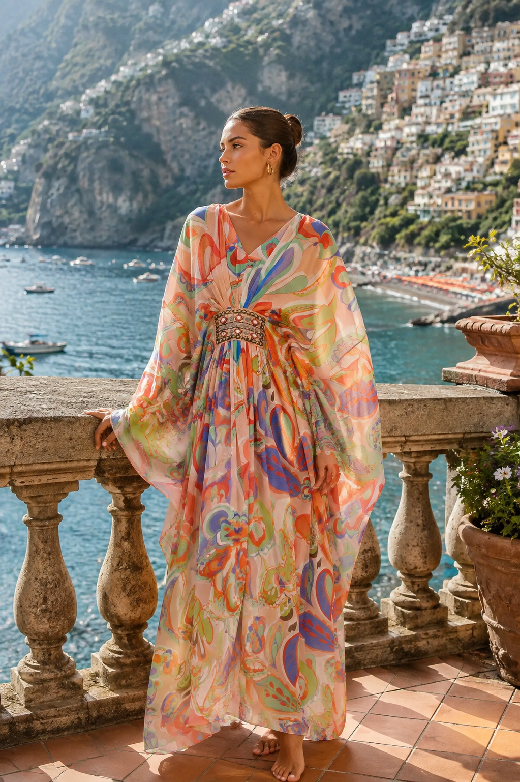 Miss June Portofino Luxe Caftan