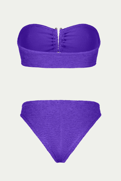 Paramidonna Frida Geribbelde Bandeau Bikini Grapes