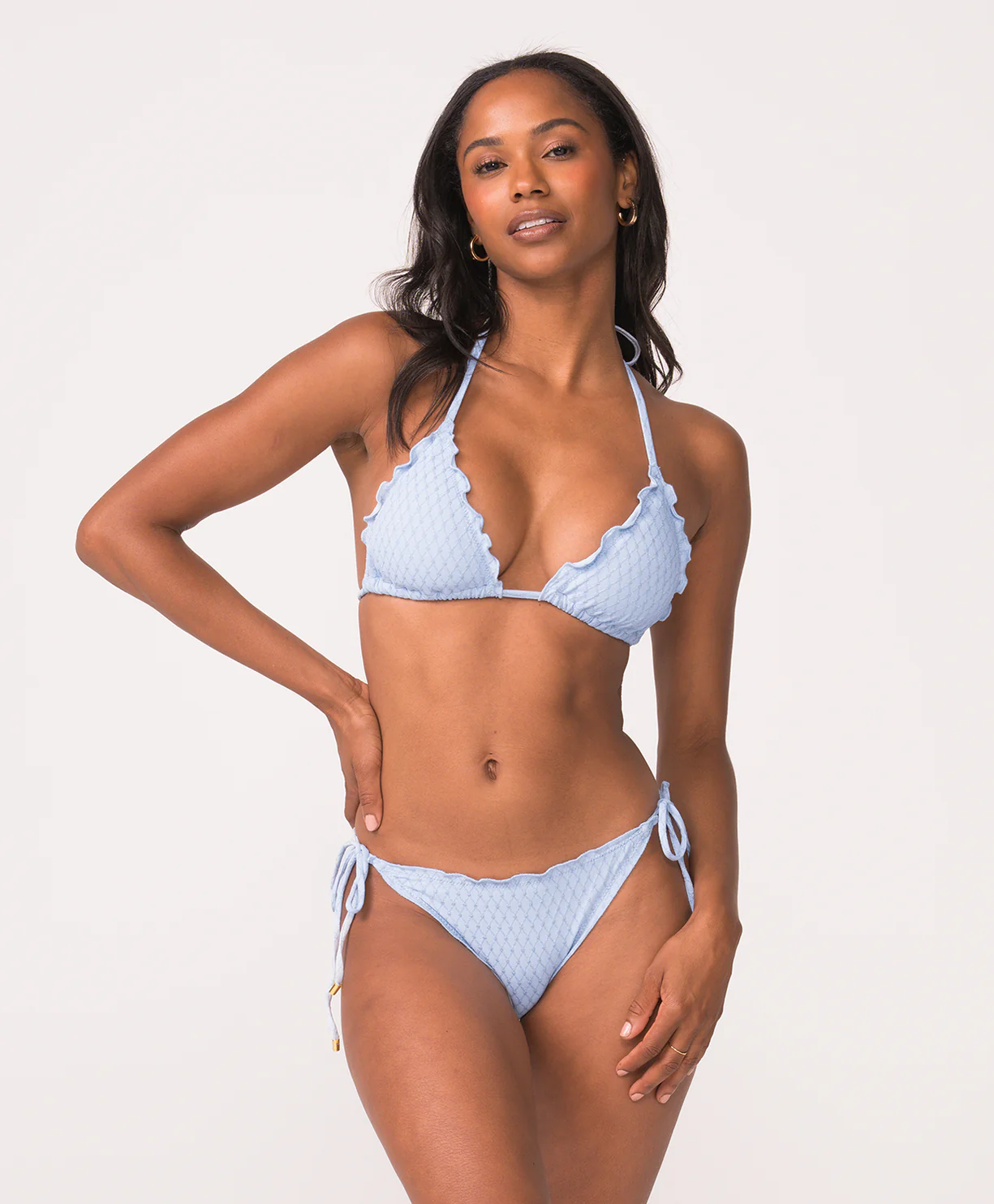 PQ Swim Tallulah Lettuce Edge Triangle Bikini