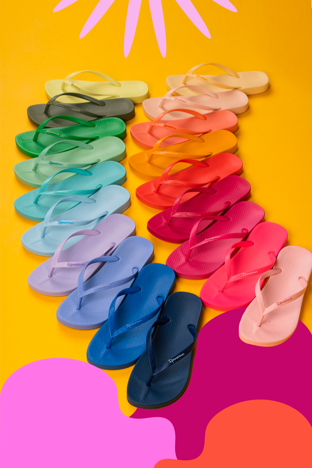 Ipanema Slippers Licht Roos