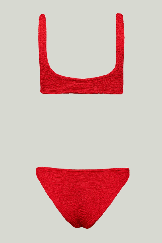 Paramidonna Geribblede Bralette Bikini Rood